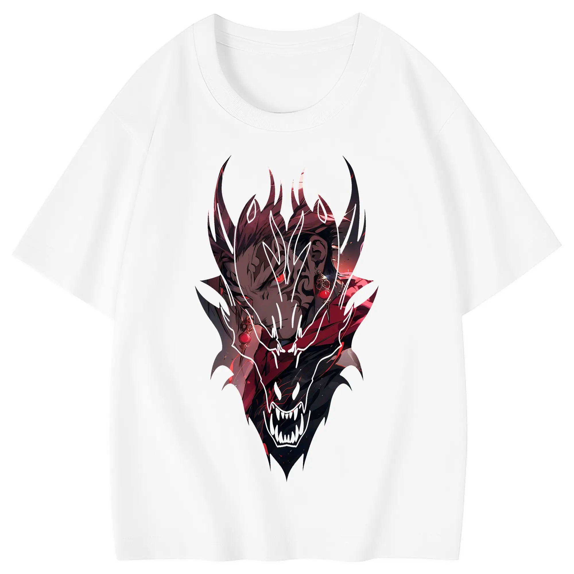 呪術廻戦 グッズ,虎杖 悠仁 - 綿100％ キッズTシャツ ・ フロントプリント ・ 快適 通気性 ・ スポーツ カジュアル 散歩用