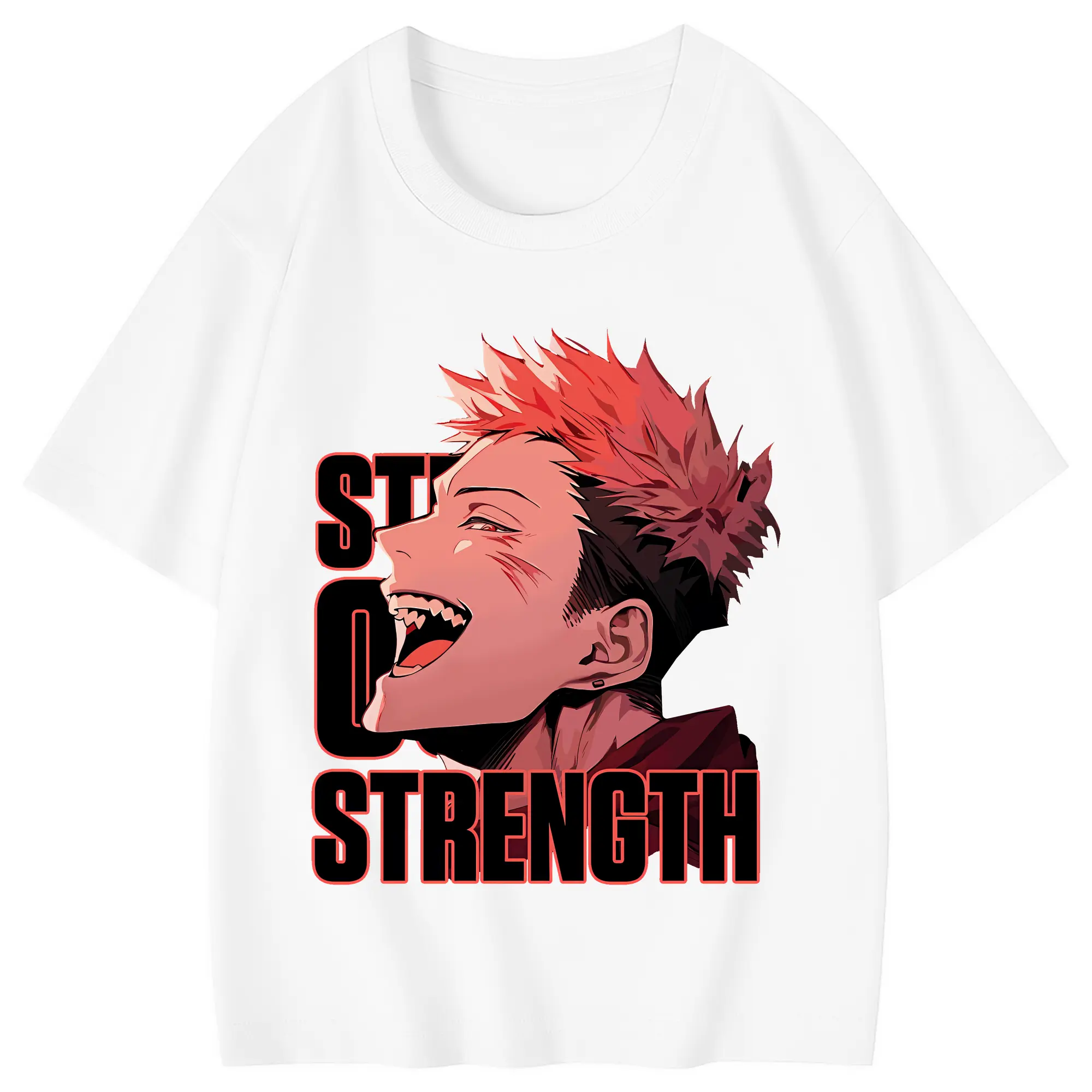 呪術廻戦 グッズ,虎杖 悠仁 - 綿100％ キッズTシャツ ・ フロントプリント ・ 快適 通気性 ・ スポーツ カジュアル 散歩用