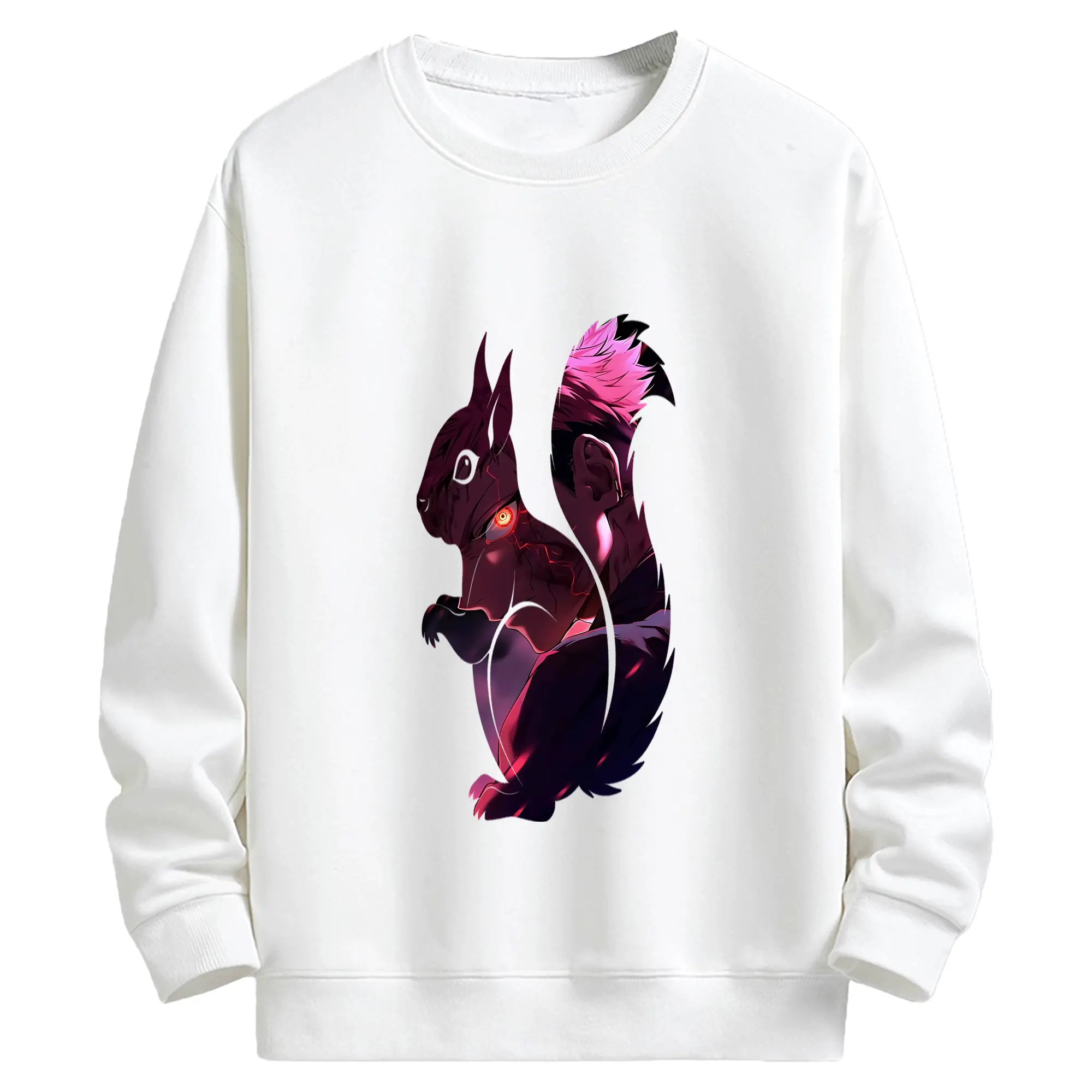 呪術廻戦 グッズ,虎杖 悠仁 - 高品質 クルーネック スウェット ・ コットン59％ ポリエステル41％ ・ ユニセックス 長袖 トレーナー ・ カジュアル デイリー スポーツ 散歩用