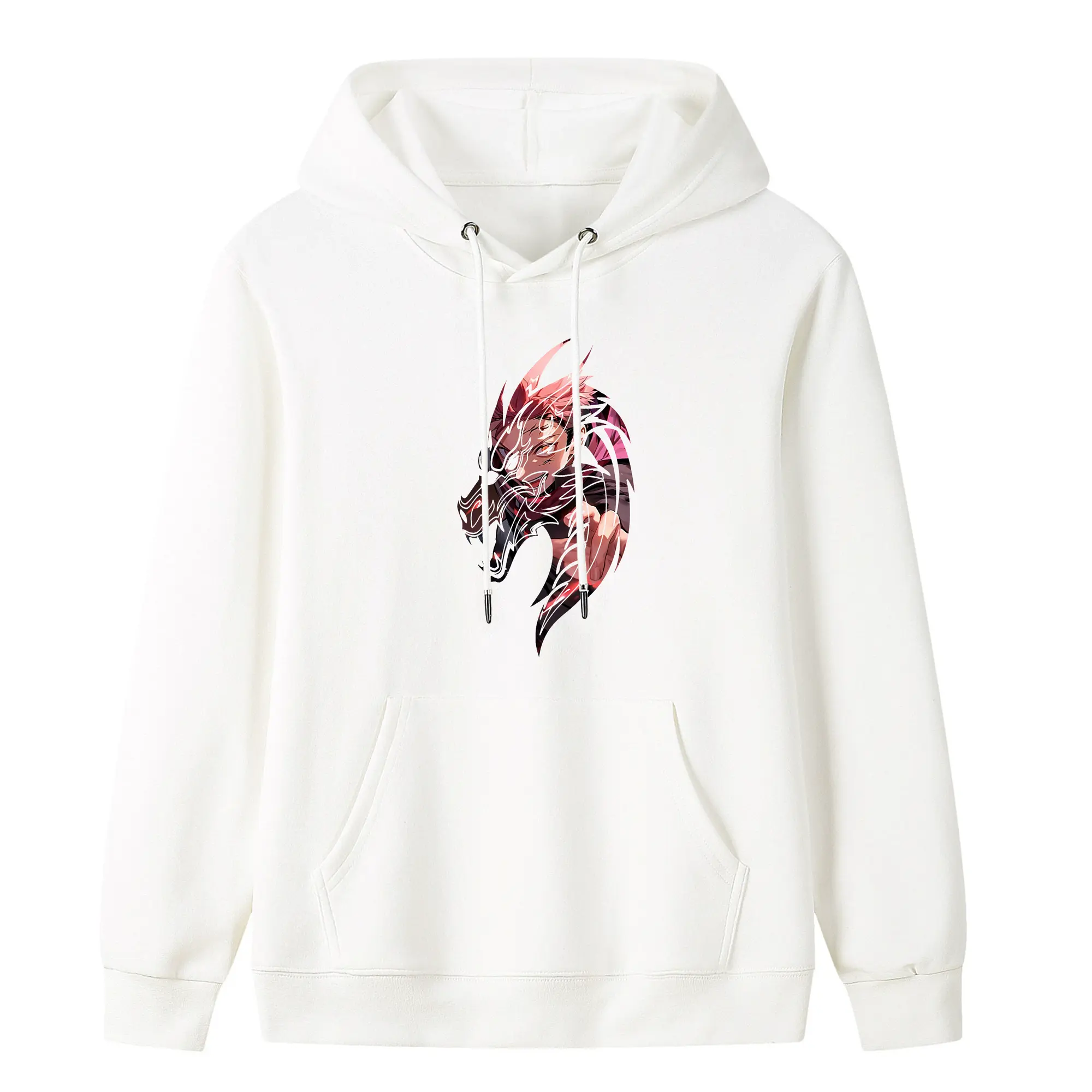 呪術廻戦 グッズ,虎杖 悠仁 - キッズ フード付きパーカー ・ フロントプリント ・ ポリエステル100％ ・ 快適 通学 スポーツ 日常使い お散歩用