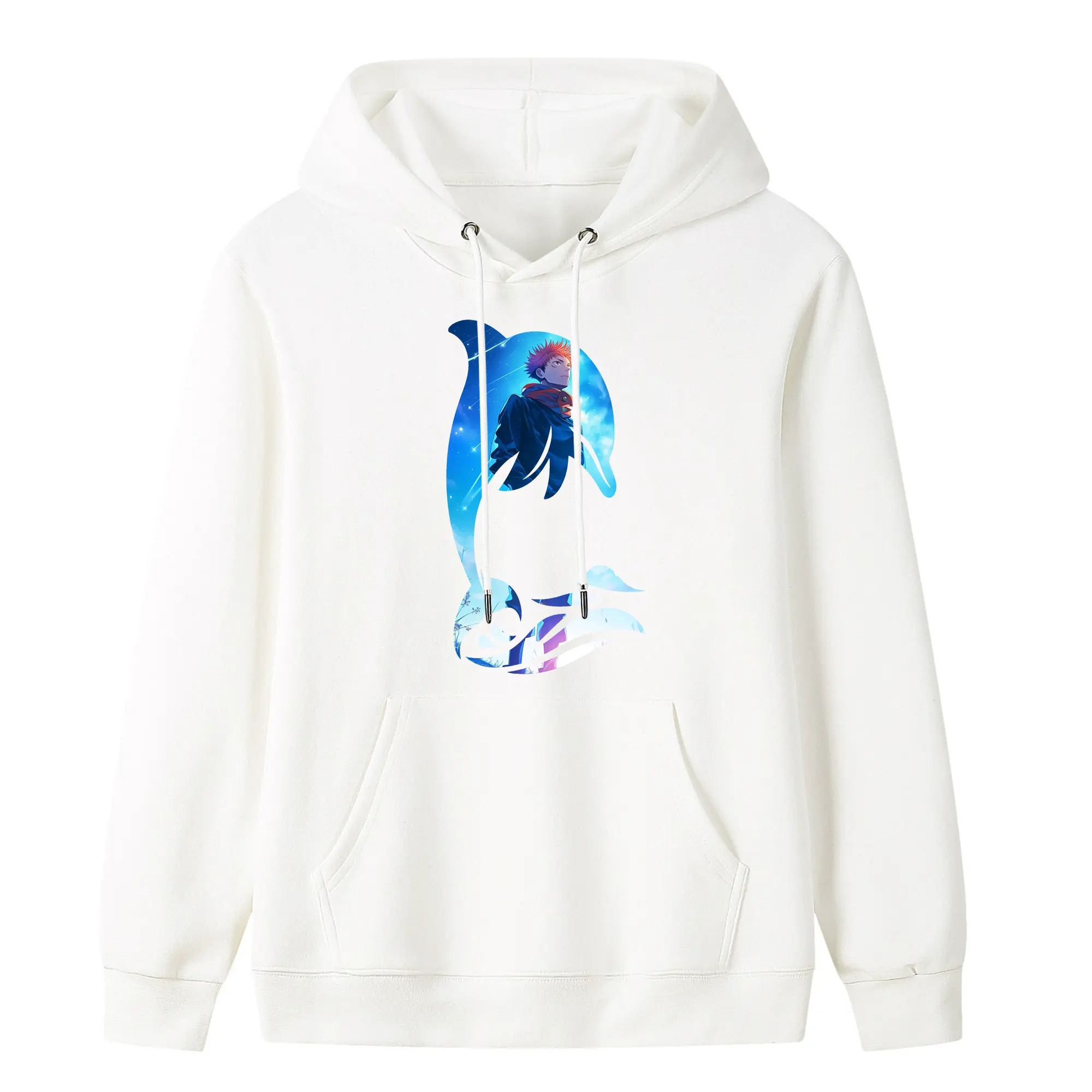 呪術廻戦 グッズ,虎杖 悠仁 - キッズ フード付きパーカー ・ フロントプリント ・ ポリエステル100％ ・ 快適 通学 スポーツ 日常使い お散歩用