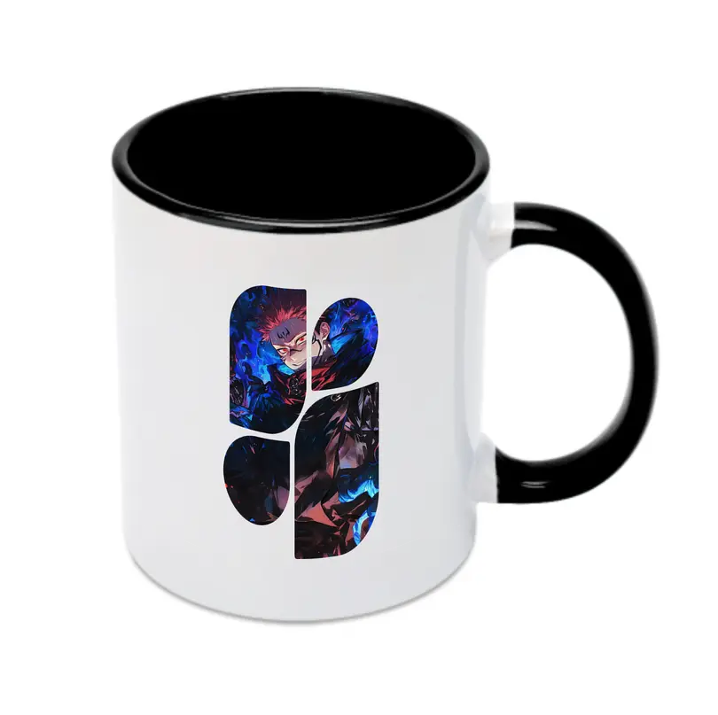 呪術廻戦 グッズ,虎杖 悠仁 - カラフルマグカップ ・ 陶器 ・ 熱転写プリント ・ 鮮やかデザイン ・ 耐久性 高品質 ・ コーヒー お茶 ギフト用