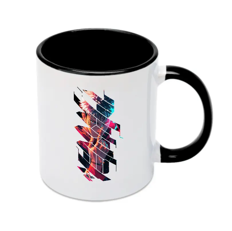 呪術廻戦 グッズ,虎杖 悠仁 - カラフルマグカップ ・ 陶器 ・ 熱転写プリント ・ 鮮やかデザイン ・ 耐久性 高品質 ・ コーヒー お茶 ギフト用