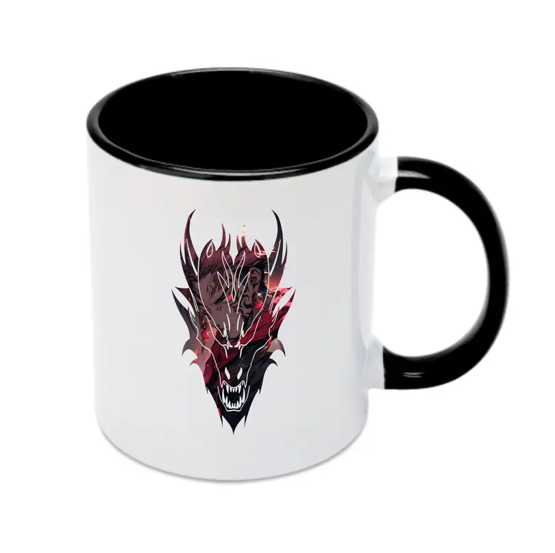 呪術廻戦 グッズ,虎杖 悠仁 - カラフルマグカップ ・ 陶器 ・ 熱転写プリント ・ 鮮やかデザイン ・ 耐久性 高品質 ・ コーヒー お茶 ギフト用