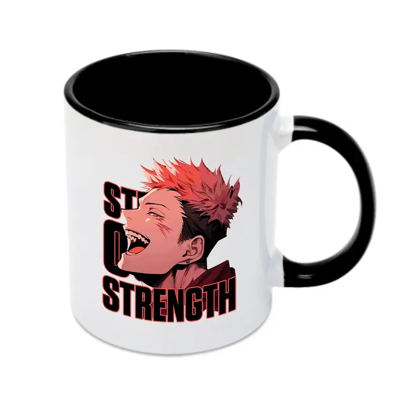 呪術廻戦 グッズ,虎杖 悠仁 - カラフルマグカップ ・ 陶器 ・ 熱転写プリント ・ 鮮やかデザイン ・ 耐久性 高品質 ・ コーヒー お茶 ギフト用