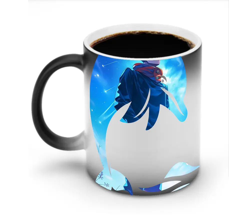 呪術廻戦 グッズ,虎杖 悠仁 - 変色マグカップ ・ セラミック ・ 熱転写プリント ・ 耐久性 高品質 ・ ギフト・自宅用 コーヒー お茶