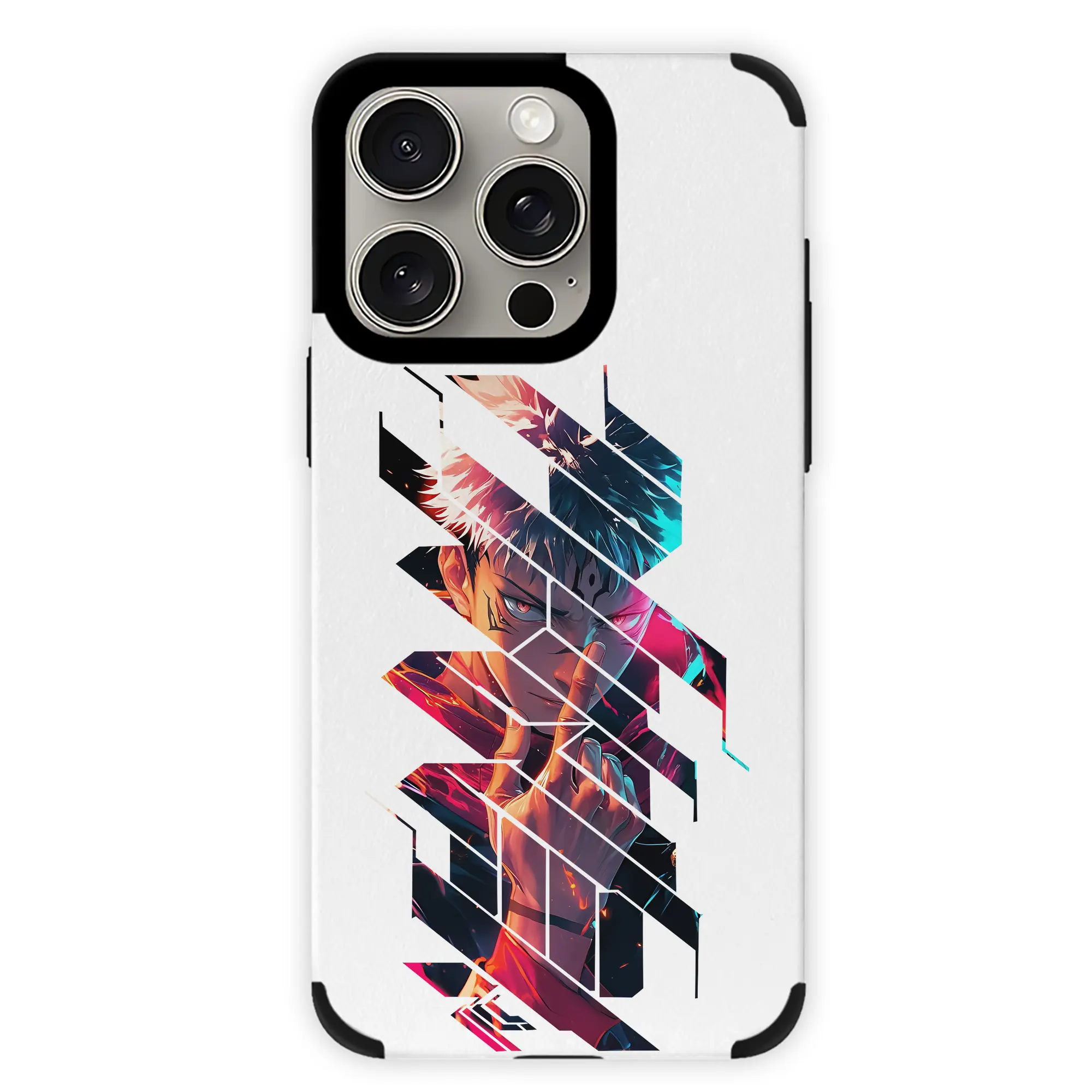 呪術廻戦 グッズ,虎杖 悠仁 - IPhone15ProMax対応 ・ PUレザースマホケース ・ 耐衝撃 ・ 黄変防止 ・ 360度全面保護 ・ 柔らか手触り ・ 3D立体ボタン