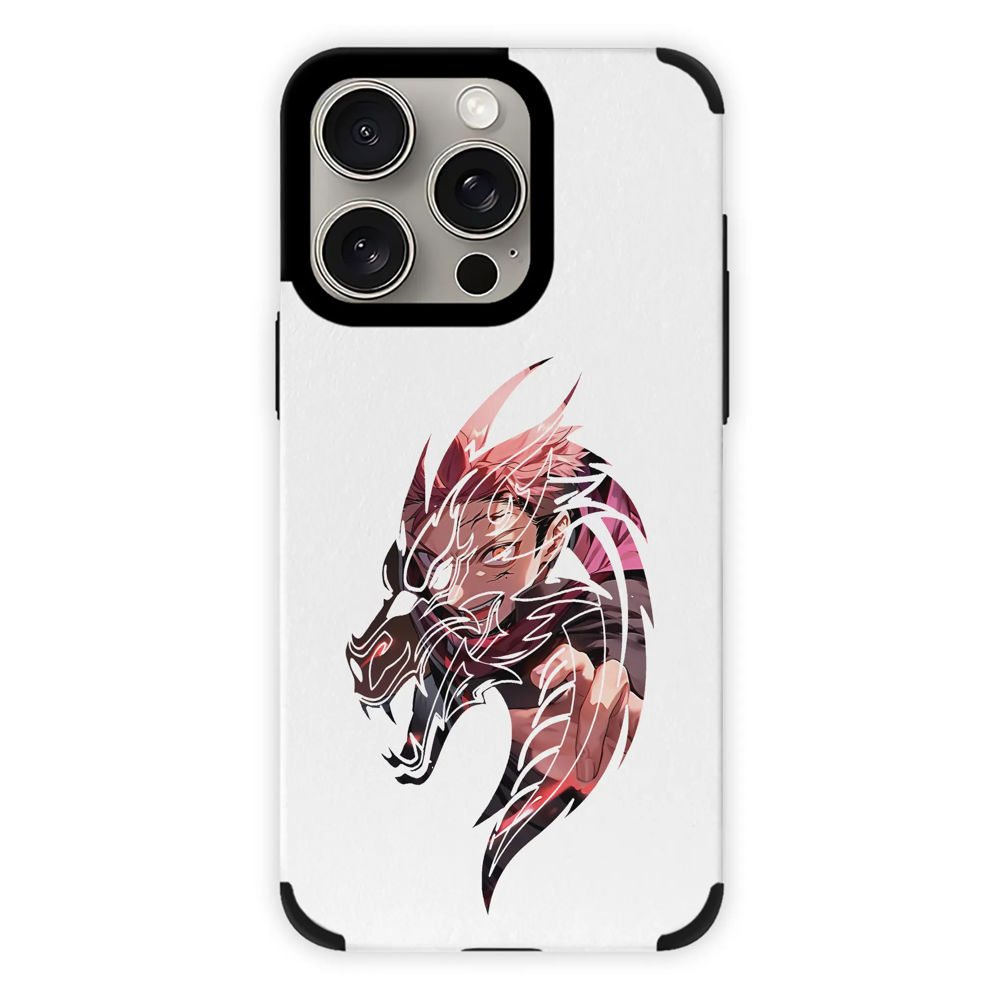 呪術廻戦 グッズ,虎杖 悠仁 - IPhone15ProMax対応 ・ PUレザースマホケース ・ 耐衝撃 ・ 黄変防止 ・ 360度全面保護 ・ 柔らか手触り ・ 3D立体ボタン