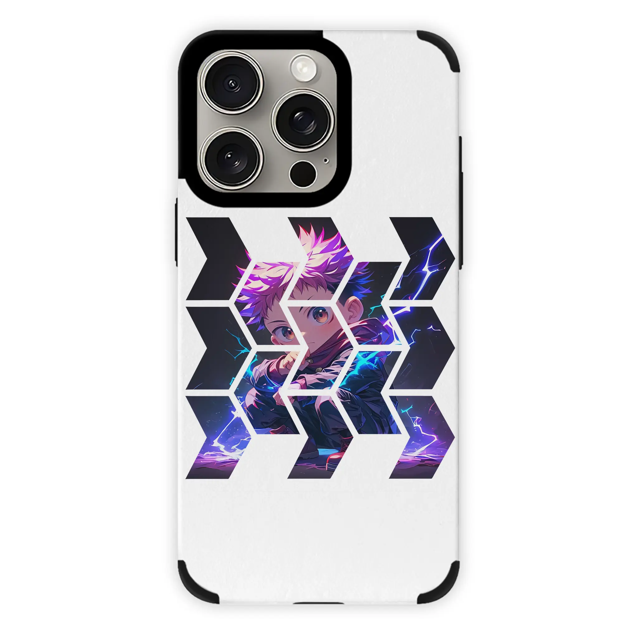 呪術廻戦 グッズ,虎杖 悠仁 - IPhone15ProMax対応 ・ PUレザースマホケース ・ 耐衝撃 ・ 黄変防止 ・ 360度全面保護 ・ 柔らか手触り ・ 3D立体ボタン