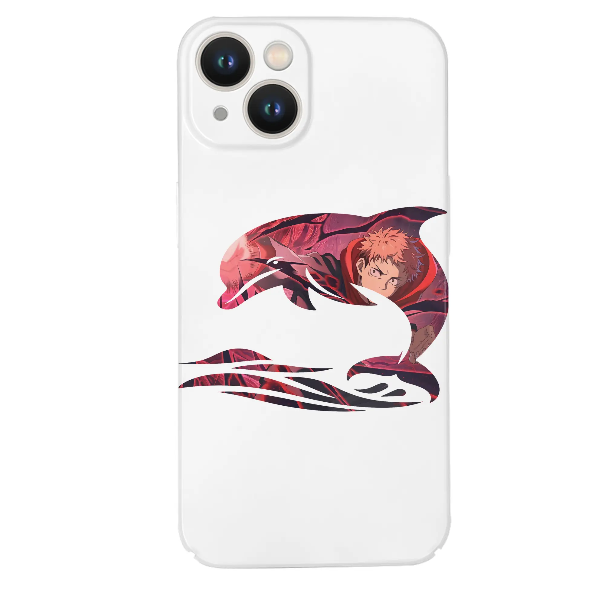 呪術廻戦 グッズ,虎杖 悠仁 - IPhone 14シリーズ対応 ・ ハードケース ・ 衝撃吸収 ・ 360度密着 ・ カメラ保護 ・ 高品質プラスチック ・ 快適操作