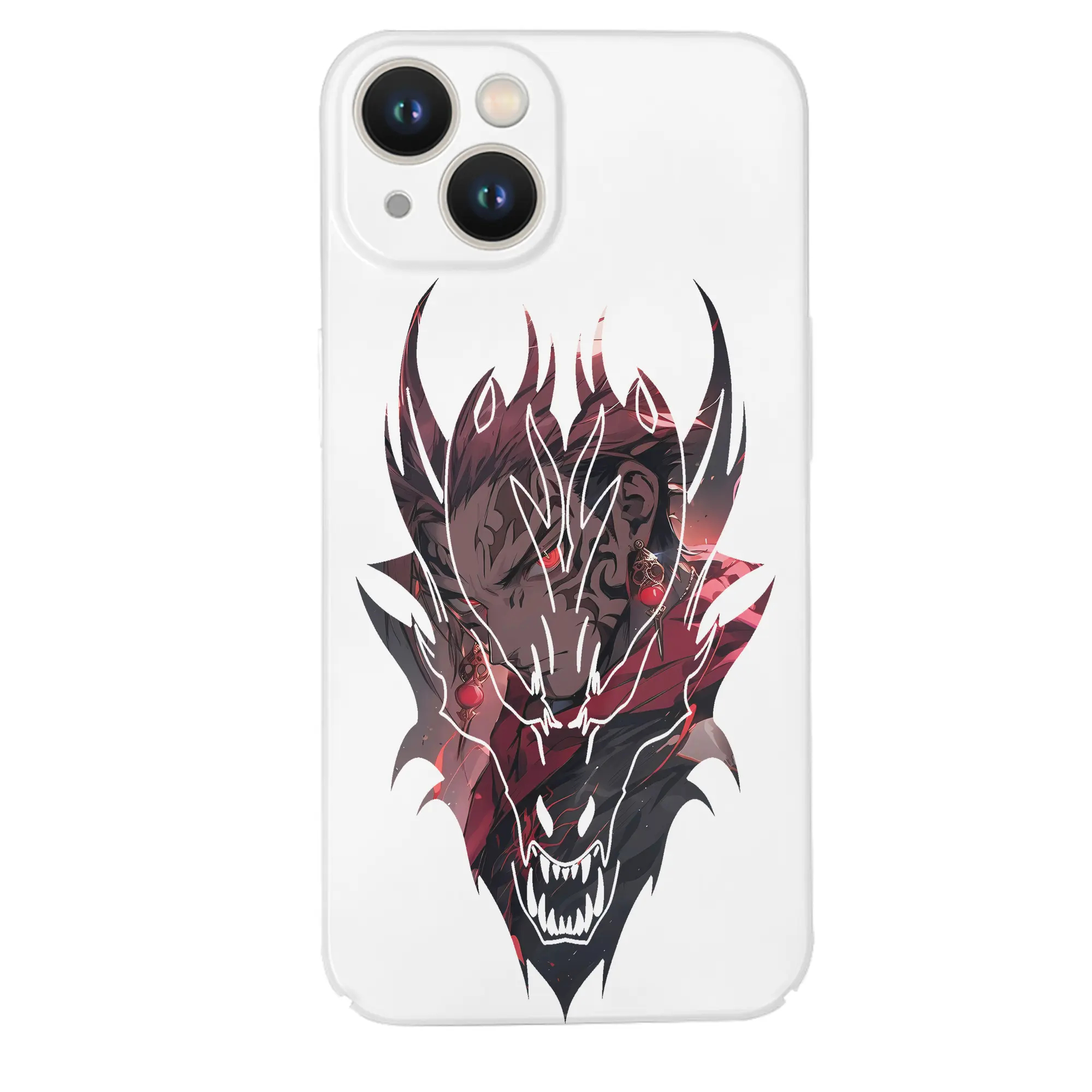 呪術廻戦 グッズ,虎杖 悠仁 - IPhone 14シリーズ対応 ・ ハードケース ・ 衝撃吸収 ・ 360度密着 ・ カメラ保護 ・ 高品質プラスチック ・ 快適操作