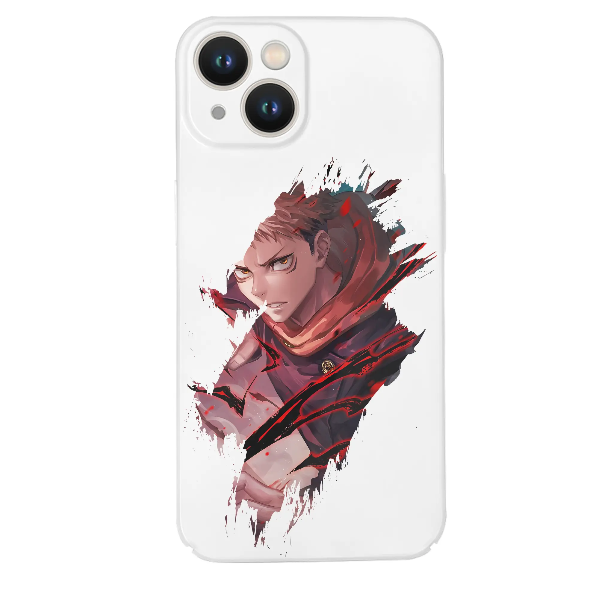 呪術廻戦 グッズ,虎杖 悠仁 - IPhone 14シリーズ対応 ・ ハードケース ・ 衝撃吸収 ・ 360度密着 ・ カメラ保護 ・ 高品質プラスチック ・ 快適操作