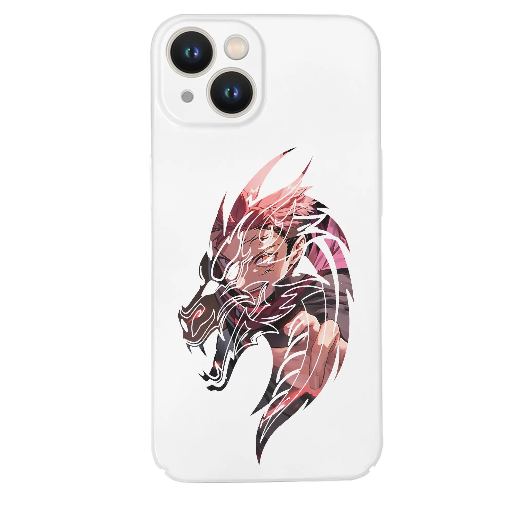 呪術廻戦 グッズ,虎杖 悠仁 - IPhone 14シリーズ対応 ・ ハードケース ・ 衝撃吸収 ・ 360度密着 ・ カメラ保護 ・ 高品質プラスチック ・ 快適操作