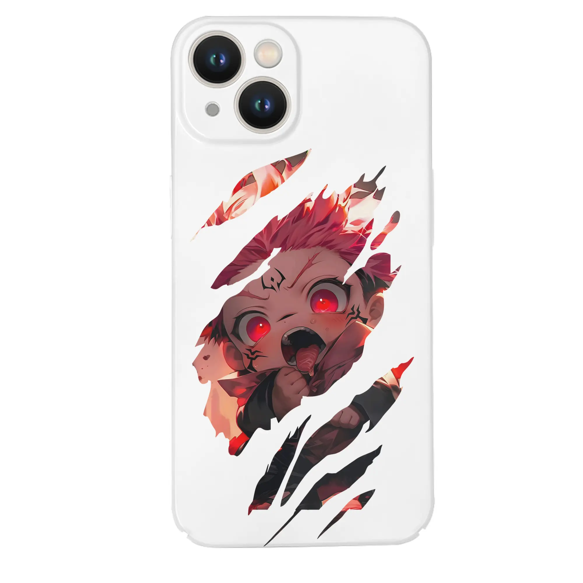 呪術廻戦 グッズ,虎杖 悠仁 - IPhone 14シリーズ対応 ・ ハードケース ・ 衝撃吸収 ・ 360度密着 ・ カメラ保護 ・ 高品質プラスチック ・ 快適操作