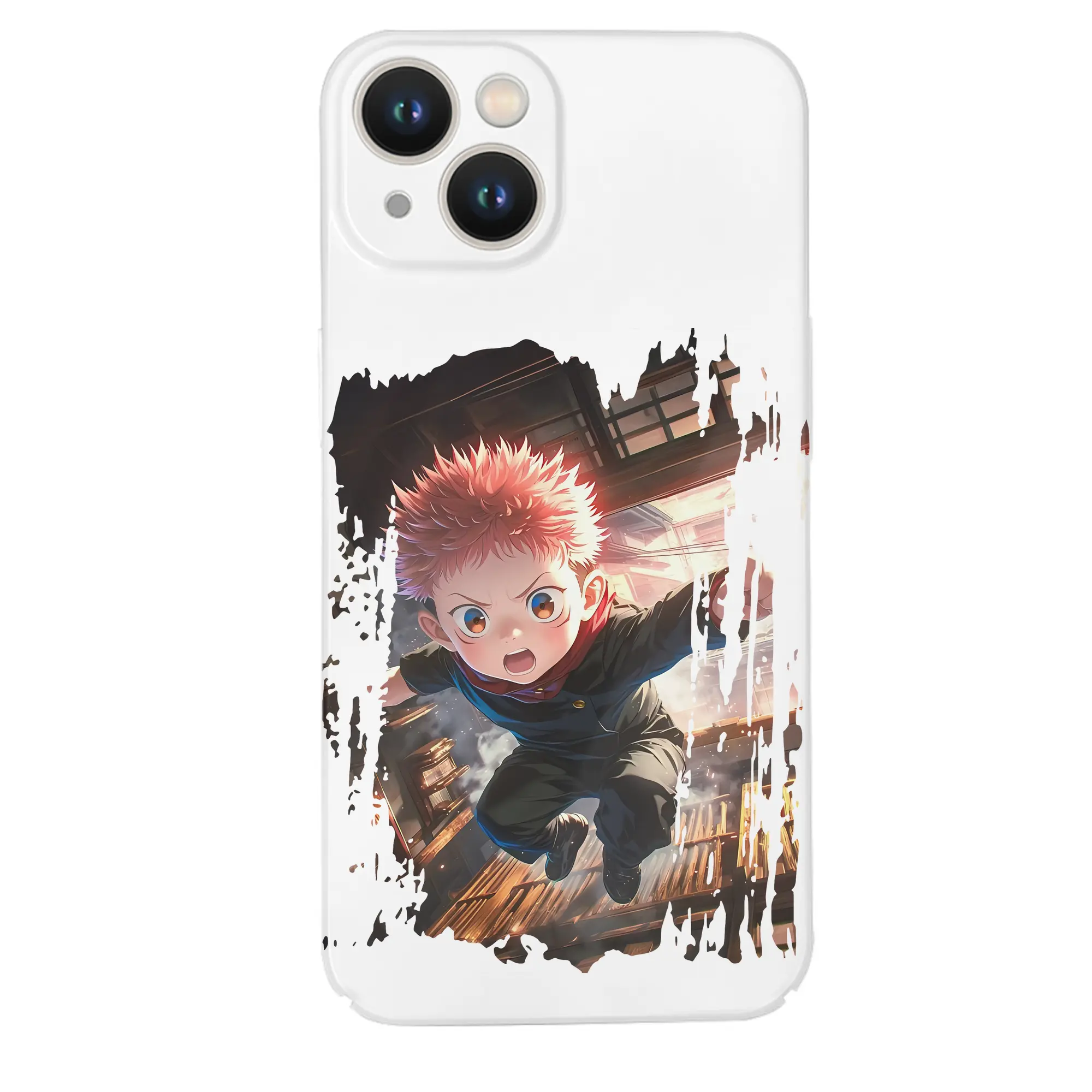 呪術廻戦 グッズ,虎杖 悠仁 - IPhone 14シリーズ対応 ・ ハードケース ・ 衝撃吸収 ・ 360度密着 ・ カメラ保護 ・ 高品質プラスチック ・ 快適操作