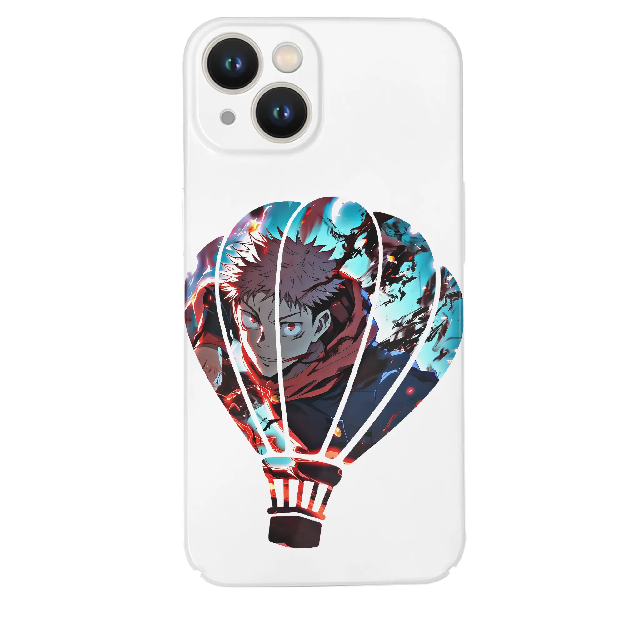呪術廻戦 グッズ,虎杖 悠仁 - IPhone 14シリーズ対応 ・ ハードケース ・ 衝撃吸収 ・ 360度密着 ・ カメラ保護 ・ 高品質プラスチック ・ 快適操作