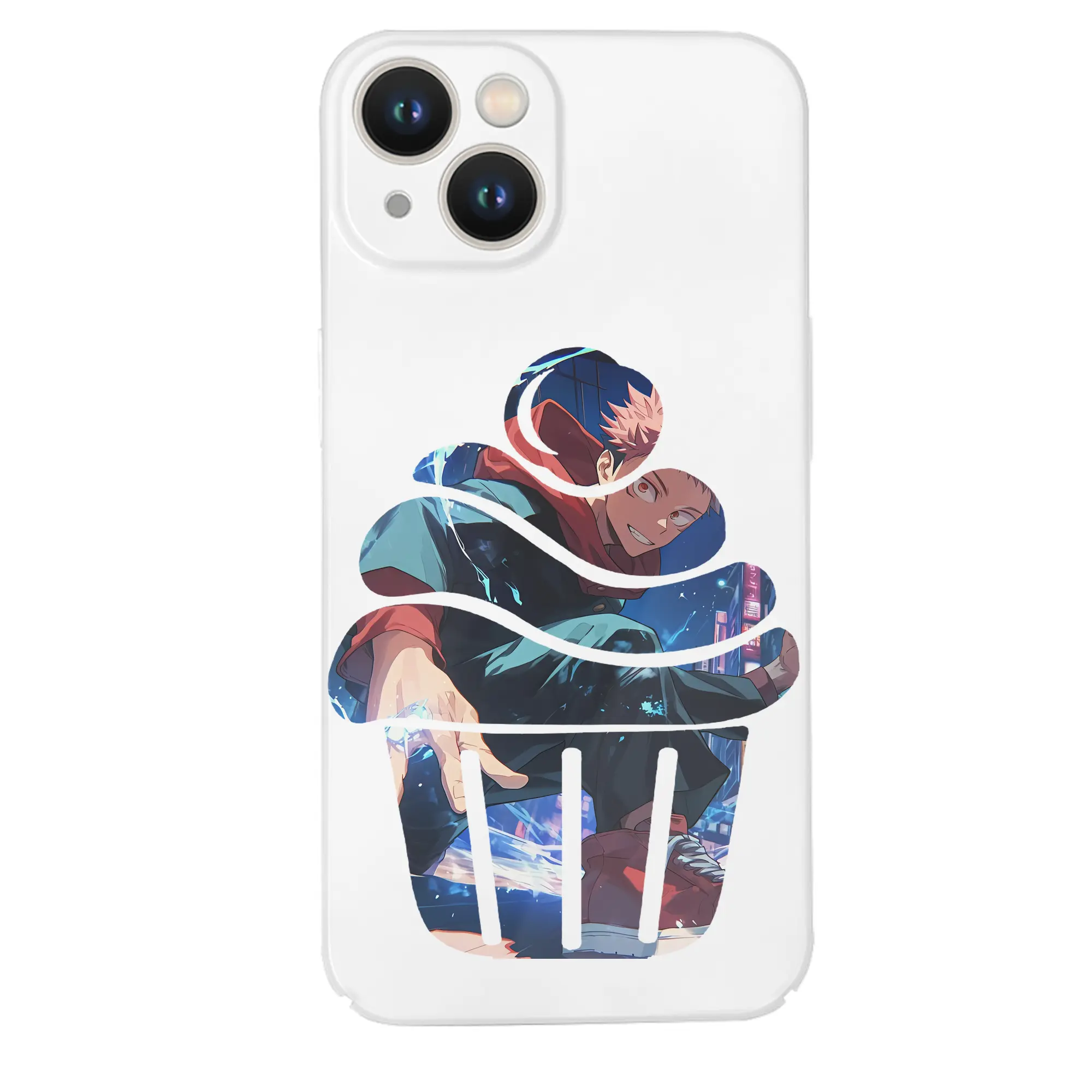 呪術廻戦 グッズ,虎杖 悠仁 - IPhone 14シリーズ対応 ・ ハードケース ・ 衝撃吸収 ・ 360度密着 ・ カメラ保護 ・ 高品質プラスチック ・ 快適操作