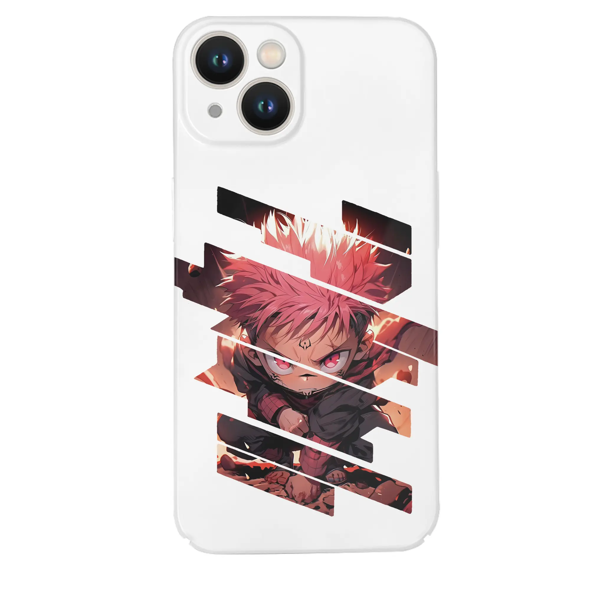 呪術廻戦 グッズ,虎杖 悠仁 - IPhone 14シリーズ対応 ・ ハードケース ・ 衝撃吸収 ・ 360度密着 ・ カメラ保護 ・ 高品質プラスチック ・ 快適操作