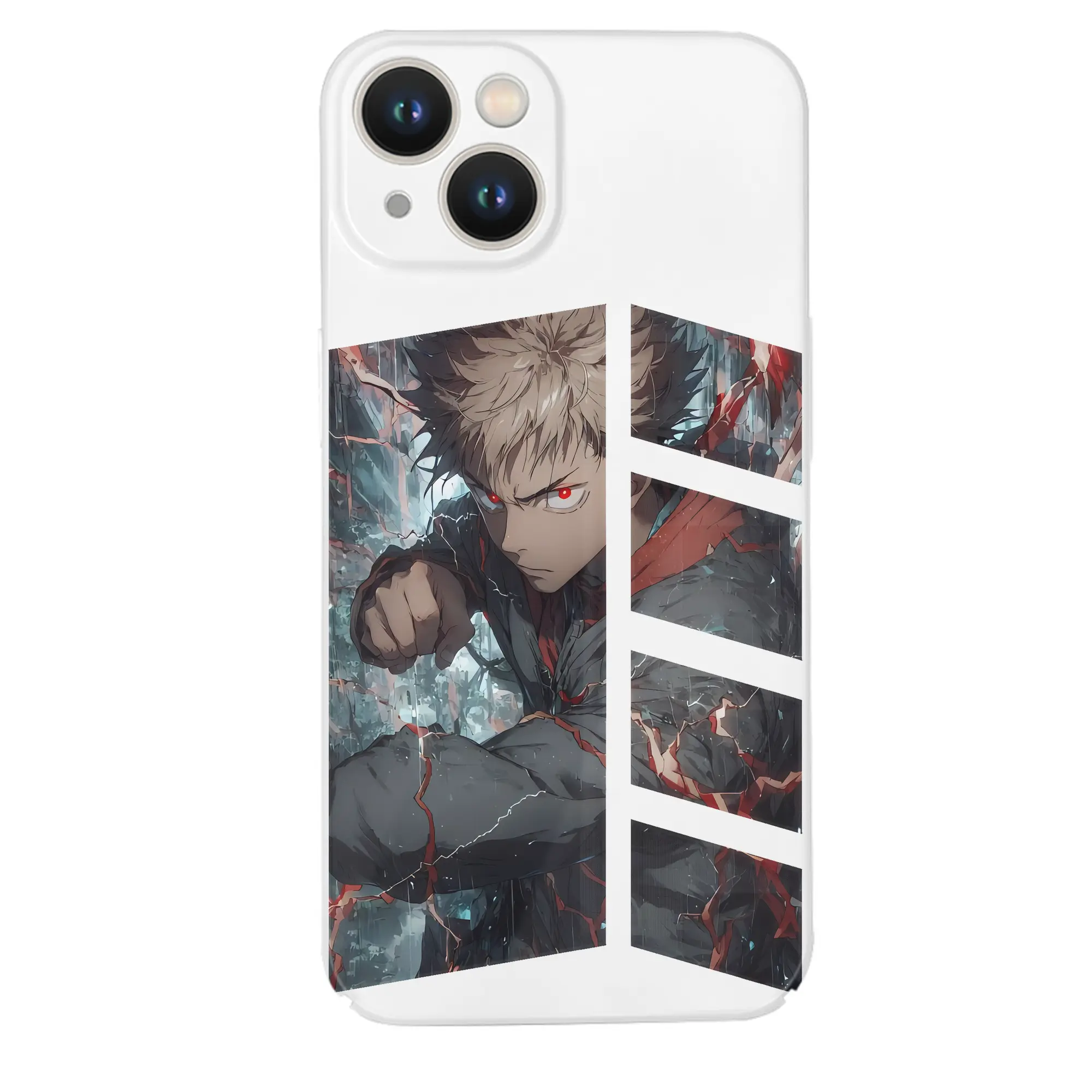 呪術廻戦 グッズ,虎杖 悠仁 - IPhone 14シリーズ対応 ・ ハードケース ・ 衝撃吸収 ・ 360度密着 ・ カメラ保護 ・ 高品質プラスチック ・ 快適操作