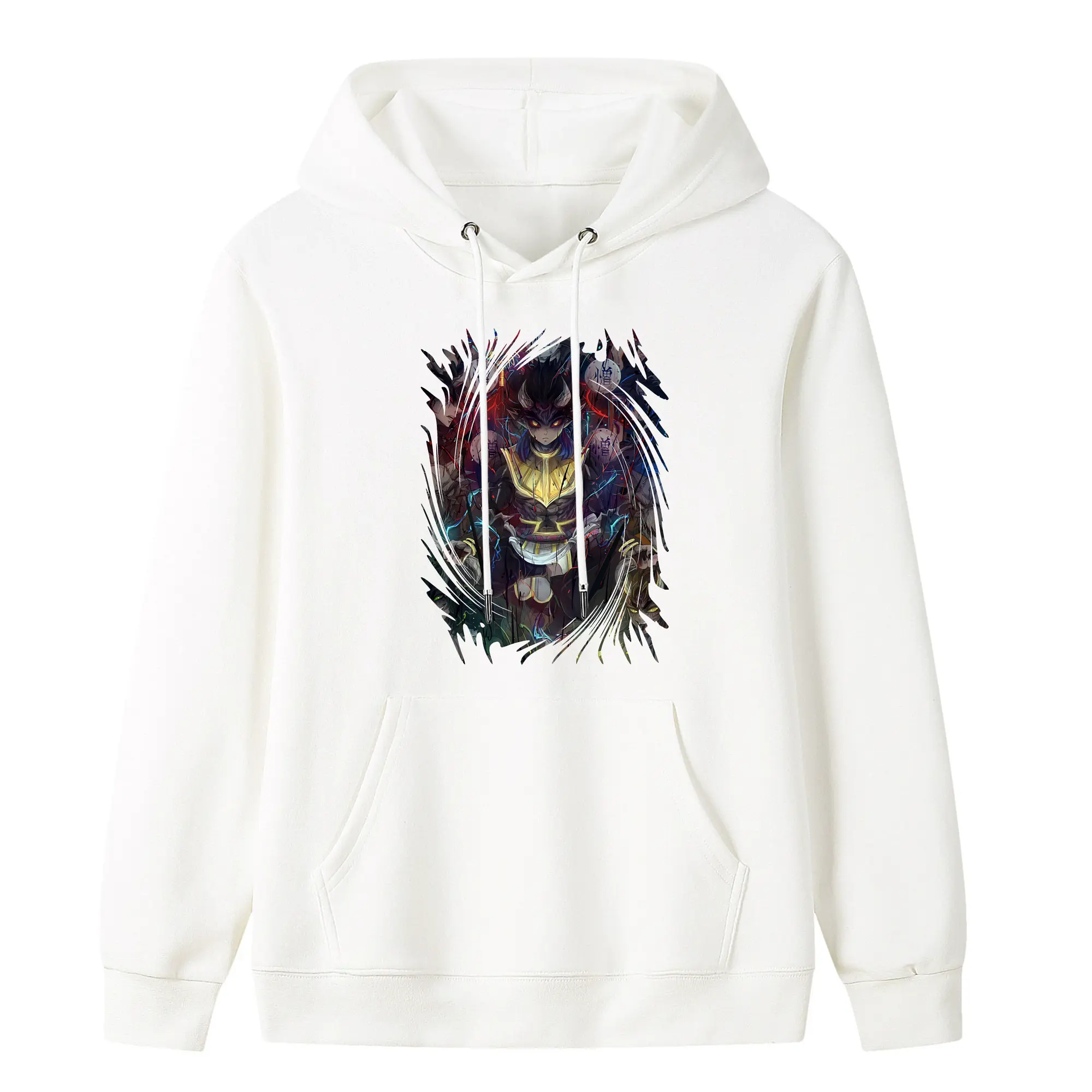 鬼滅の刃 グッズ,半天狗 - キッズ フード付きパーカー ・ フロントプリント ・ ポリエステル100％ ・ 快適 通学 スポーツ 日常使い お散歩用