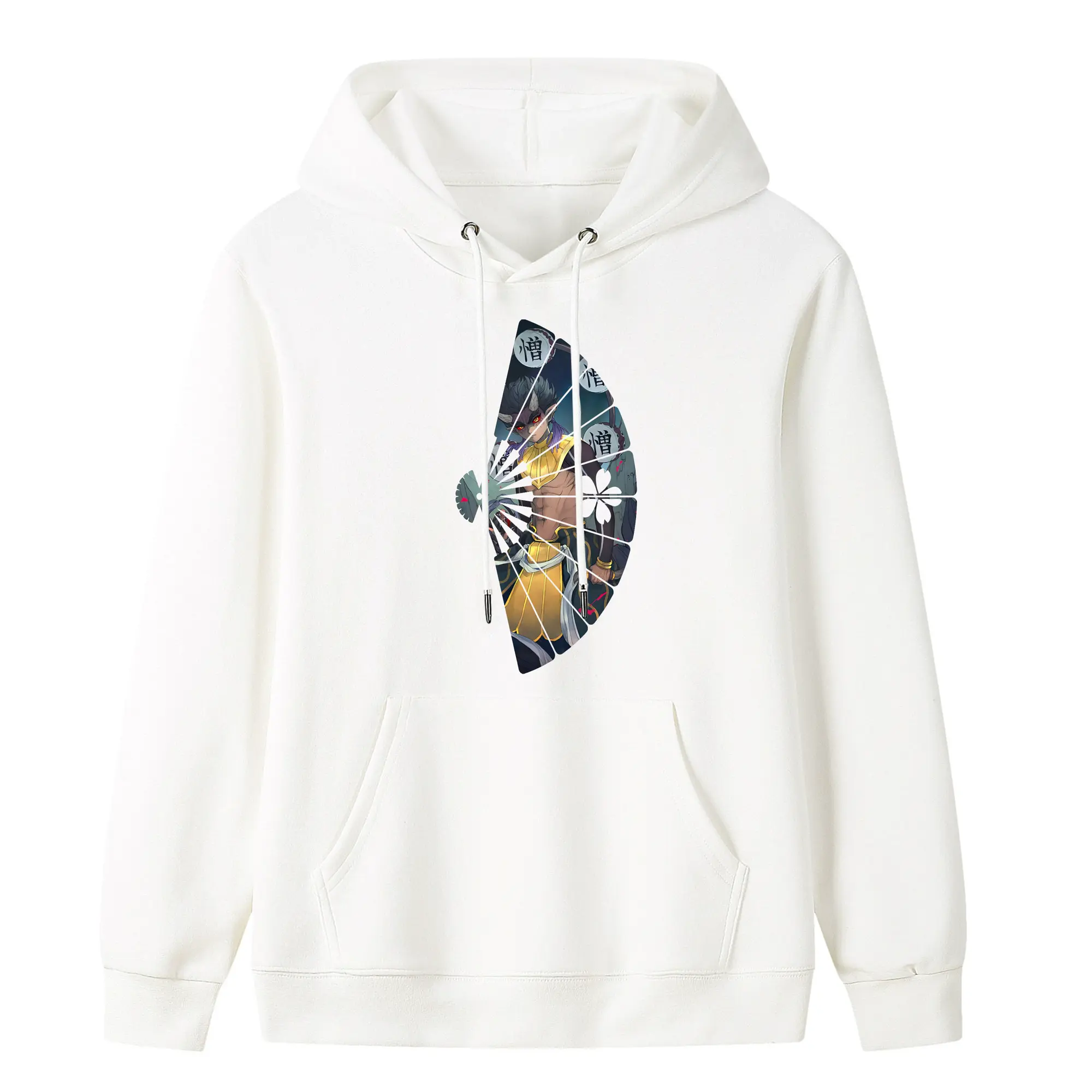 鬼滅の刃 グッズ,半天狗 - キッズ フード付きパーカー ・ フロントプリント ・ ポリエステル100％ ・ 快適 通学 スポーツ 日常使い お散歩用