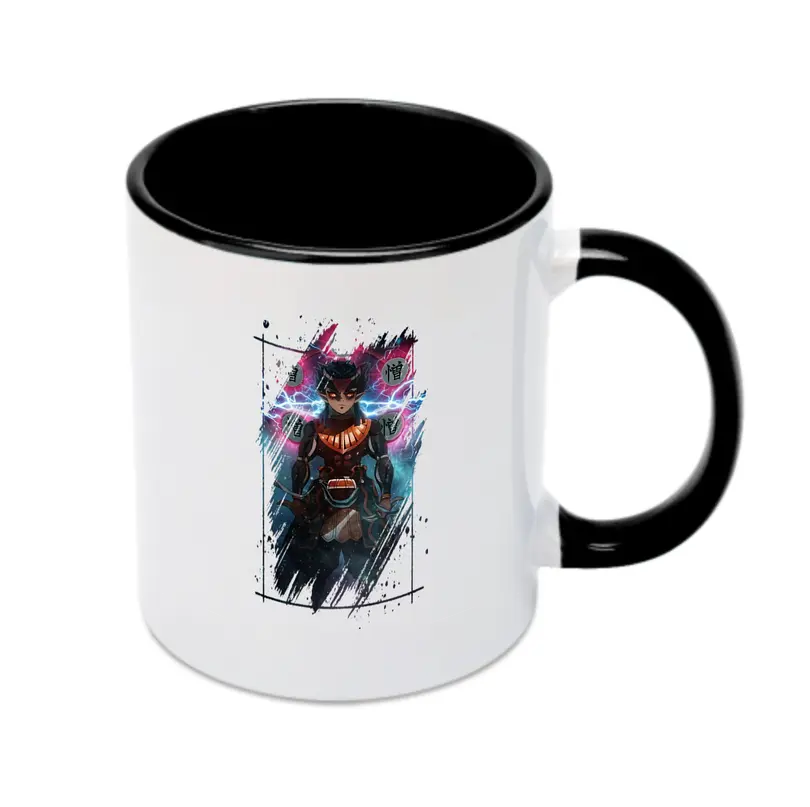 鬼滅の刃 グッズ,半天狗 - カラフルマグカップ ・ 陶器 ・ 熱転写プリント ・ 鮮やかデザイン ・ 耐久性 高品質 ・ コーヒー お茶 ギフト用