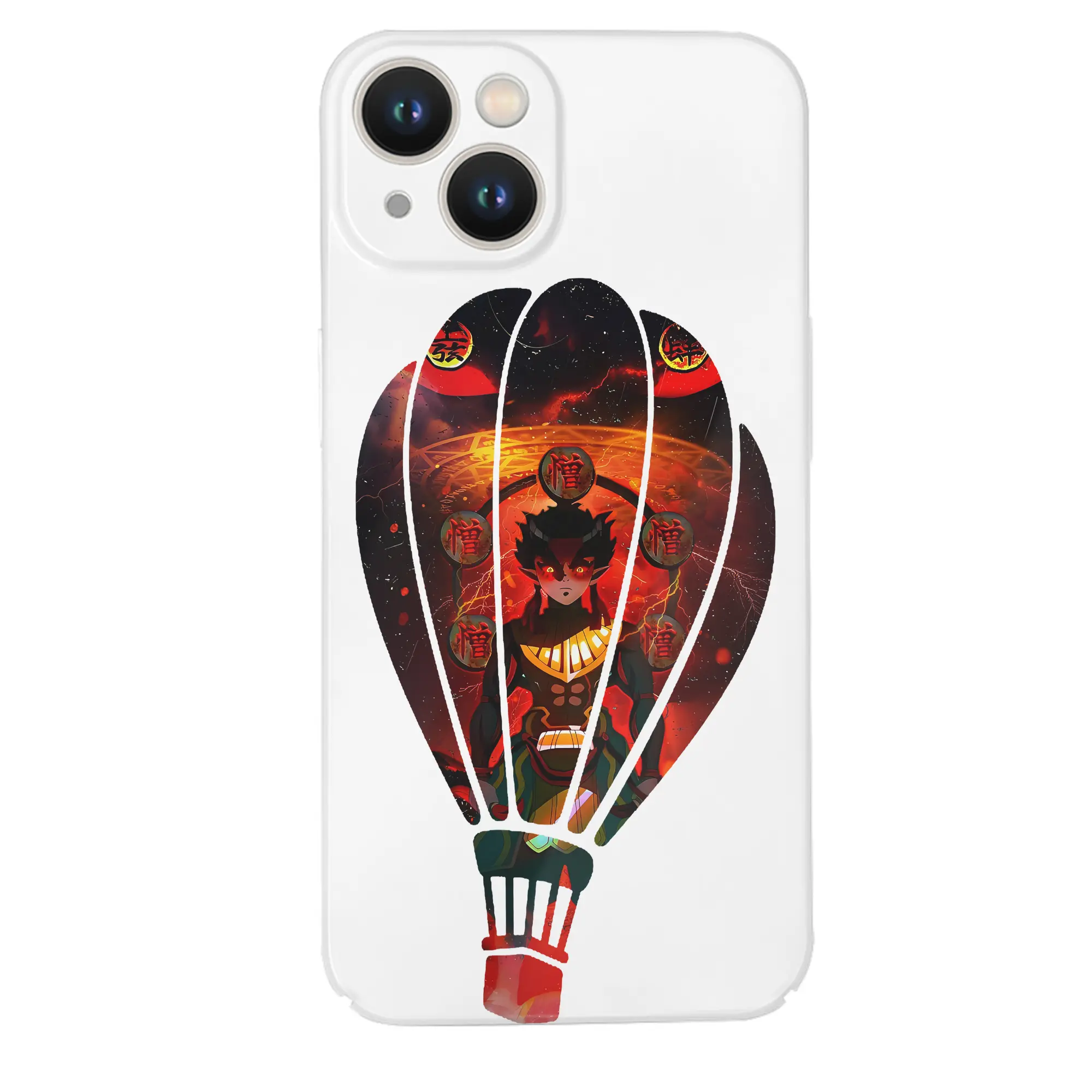 鬼滅の刃 グッズ,半天狗 - IPhone 14シリーズ対応 ・ ハードケース ・ 衝撃吸収 ・ 360度密着 ・ カメラ保護 ・ 高品質プラスチック ・ 快適操作