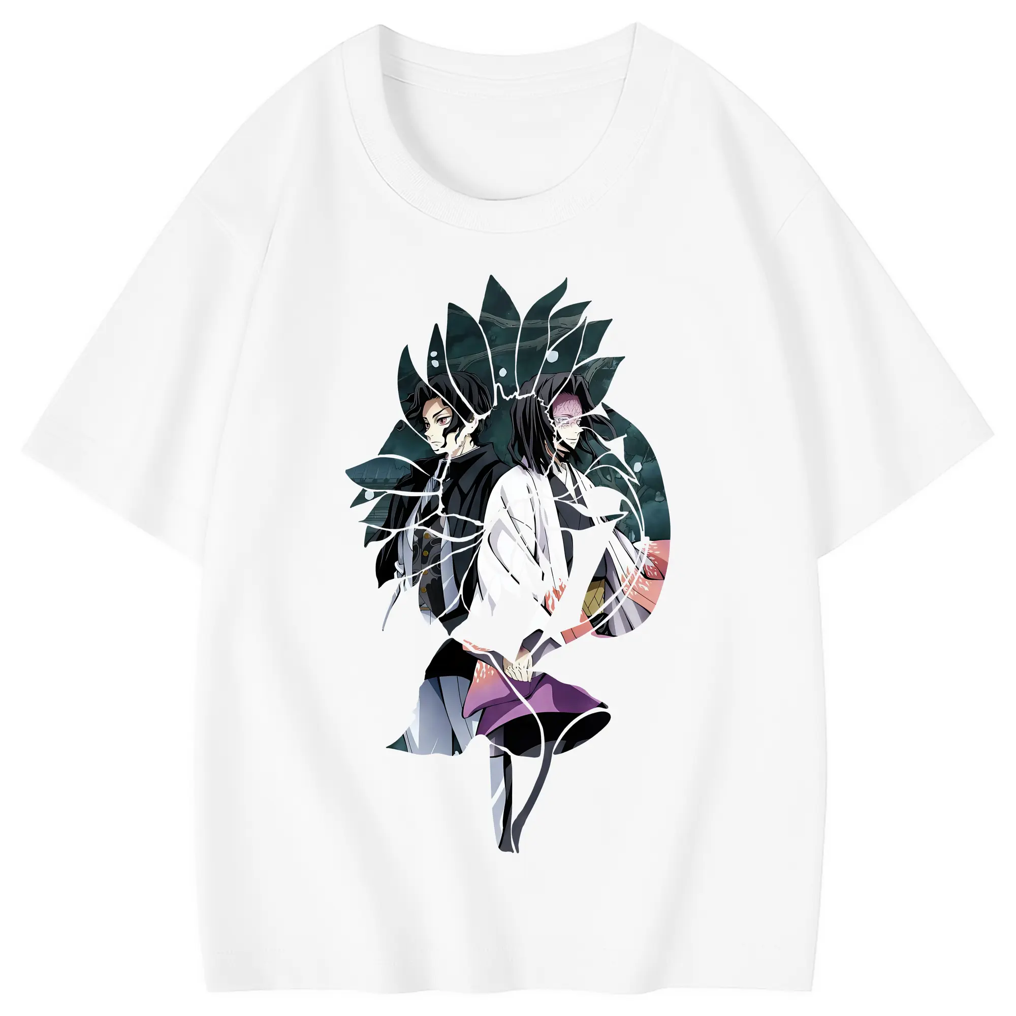 鬼滅の刃 グッズ,産屋敷 耀哉 - 綿100％ キッズTシャツ ・ フロントプリント ・ 快適 通気性 ・ スポーツ カジュアル 散歩用