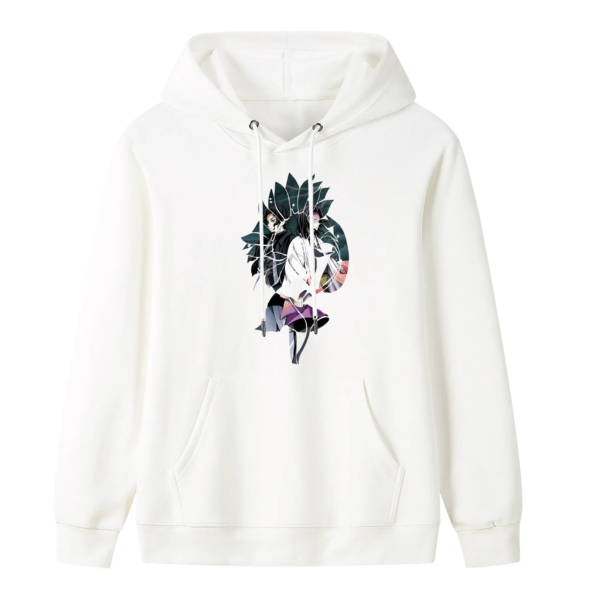 鬼滅の刃 グッズ,産屋敷 耀哉 - キッズ フード付きパーカー ・ フロントプリント ・ ポリエステル100％ ・ 快適 通学 スポーツ 日常使い お散歩用