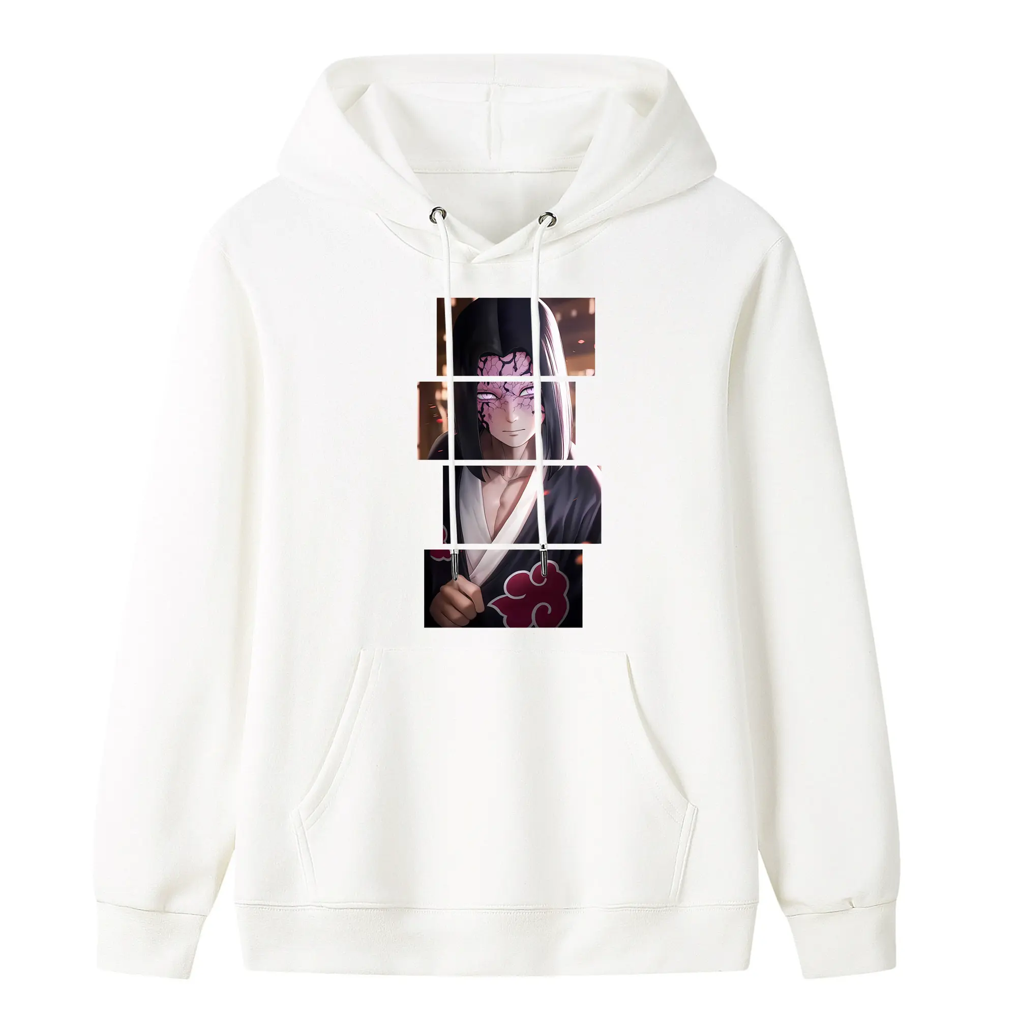 鬼滅の刃 グッズ,産屋敷 耀哉 - キッズ フード付きパーカー ・ フロントプリント ・ ポリエステル100％ ・ 快適 通学 スポーツ 日常使い お散歩用