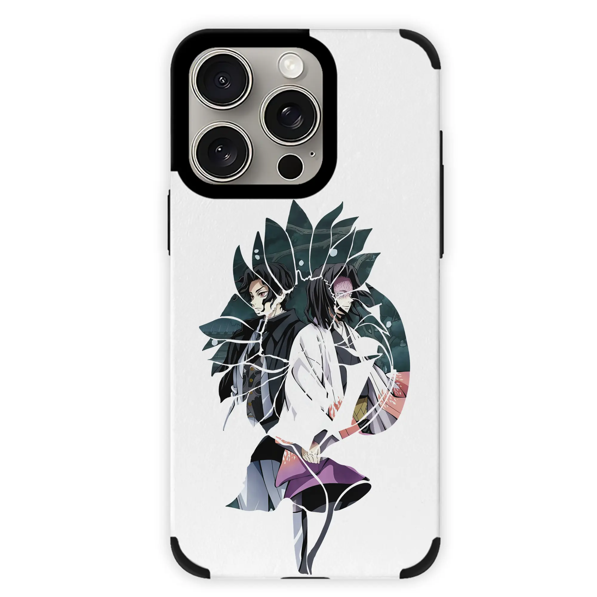 鬼滅の刃 グッズ,産屋敷 耀哉 - IPhone15ProMax対応 ・ PUレザースマホケース ・ 耐衝撃 ・ 黄変防止 ・ 360度全面保護 ・ 柔らか手触り ・ 3D立体ボタン