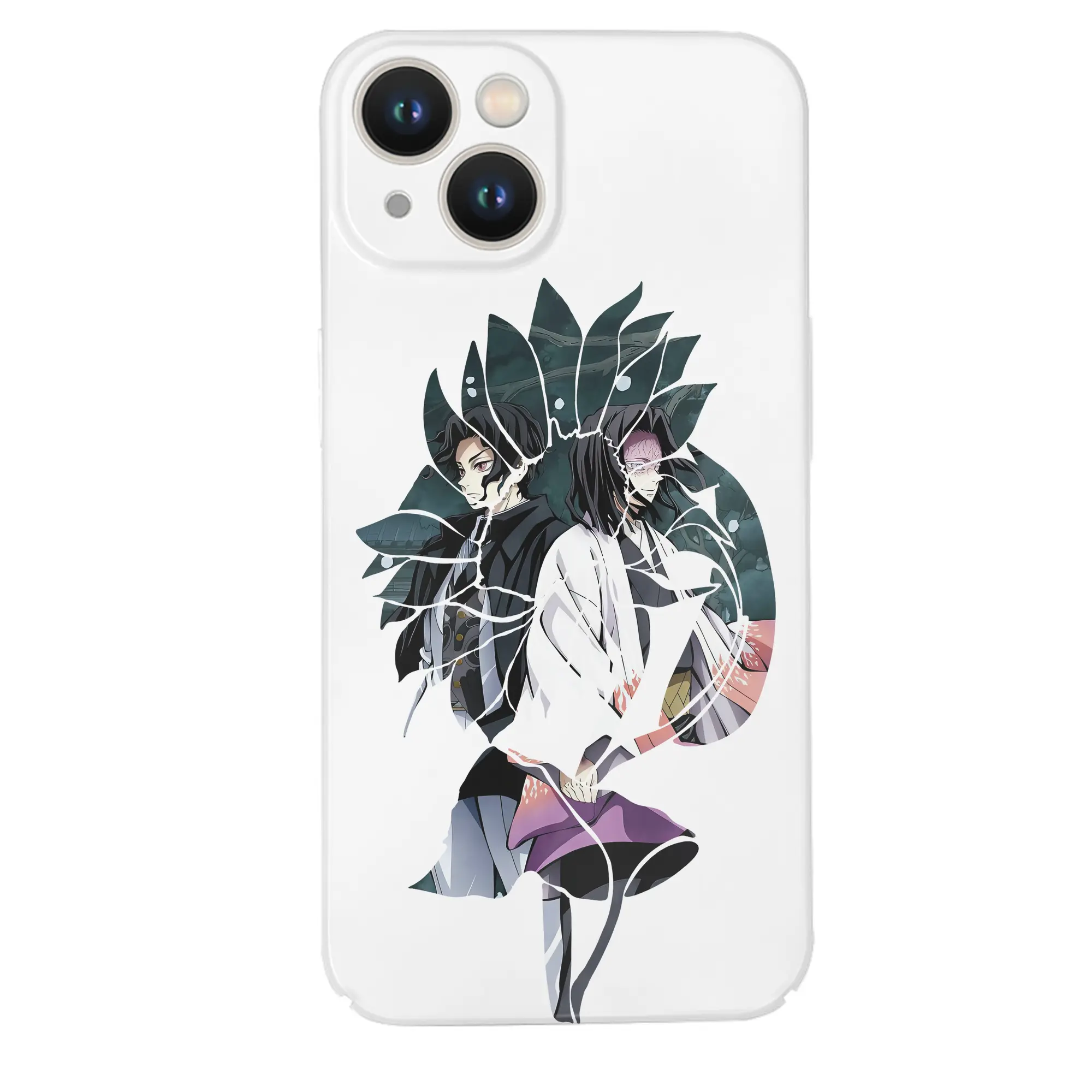 鬼滅の刃 グッズ,産屋敷 耀哉 - IPhone 14シリーズ対応 ・ ハードケース ・ 衝撃吸収 ・ 360度密着 ・ カメラ保護 ・ 高品質プラスチック ・ 快適操作