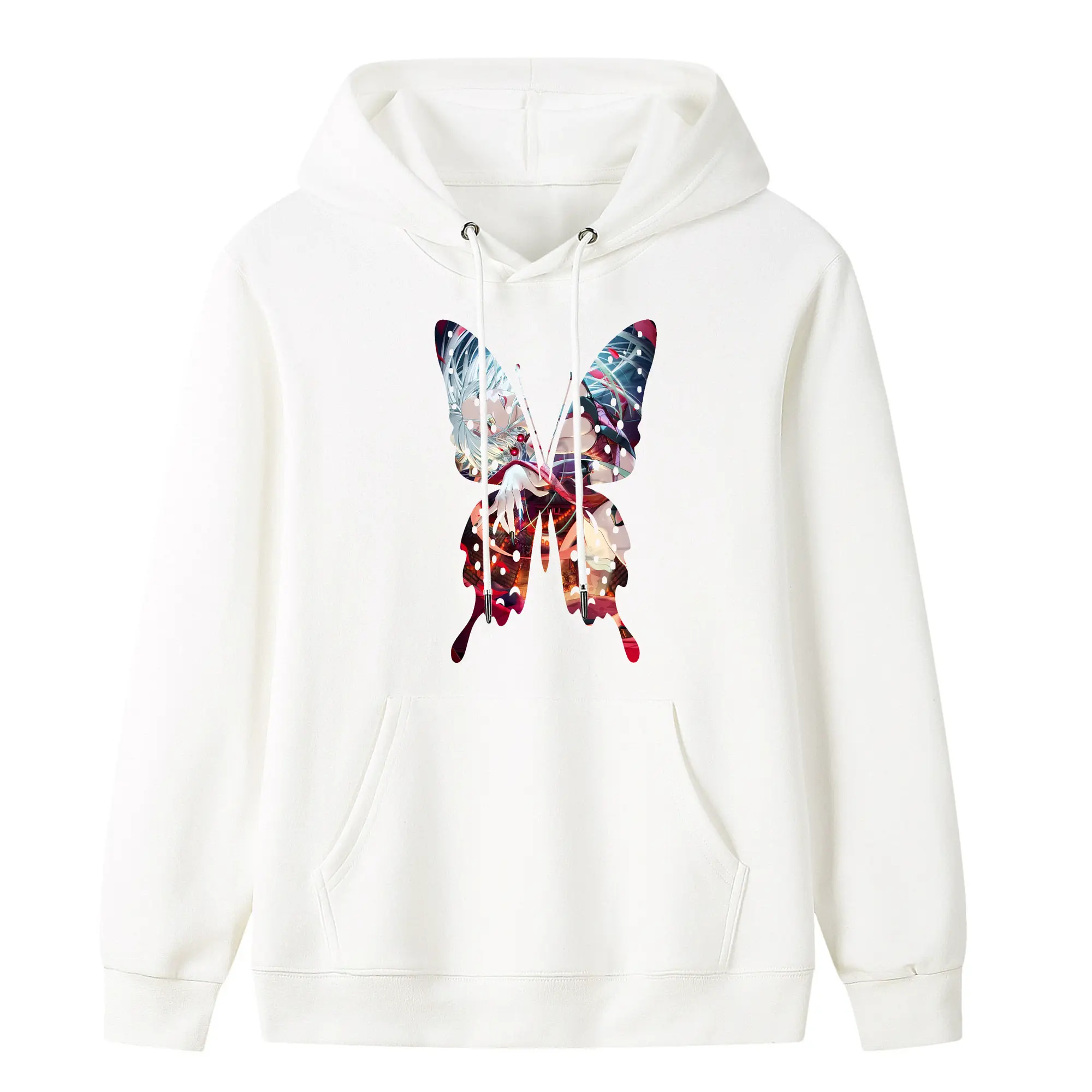 鬼滅の刃 グッズ,堕姫 - キッズ フード付きパーカー ・ フロントプリント ・ ポリエステル100％ ・ 快適 通学 スポーツ 日常使い お散歩用