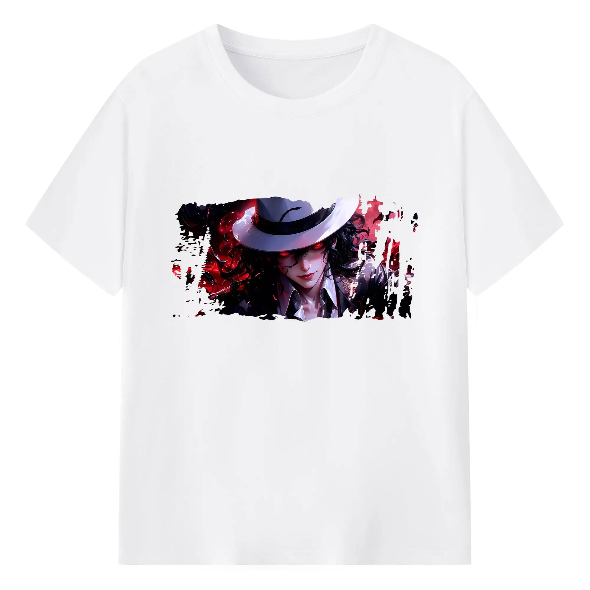 鬼滅の刃 グッズ,鬼舞辻 無惨 - 綿100％ 半袖Tシャツ ・ フロントプリント ・ 快適 通気性 ・ 日常使い 散歩 スポーツ用