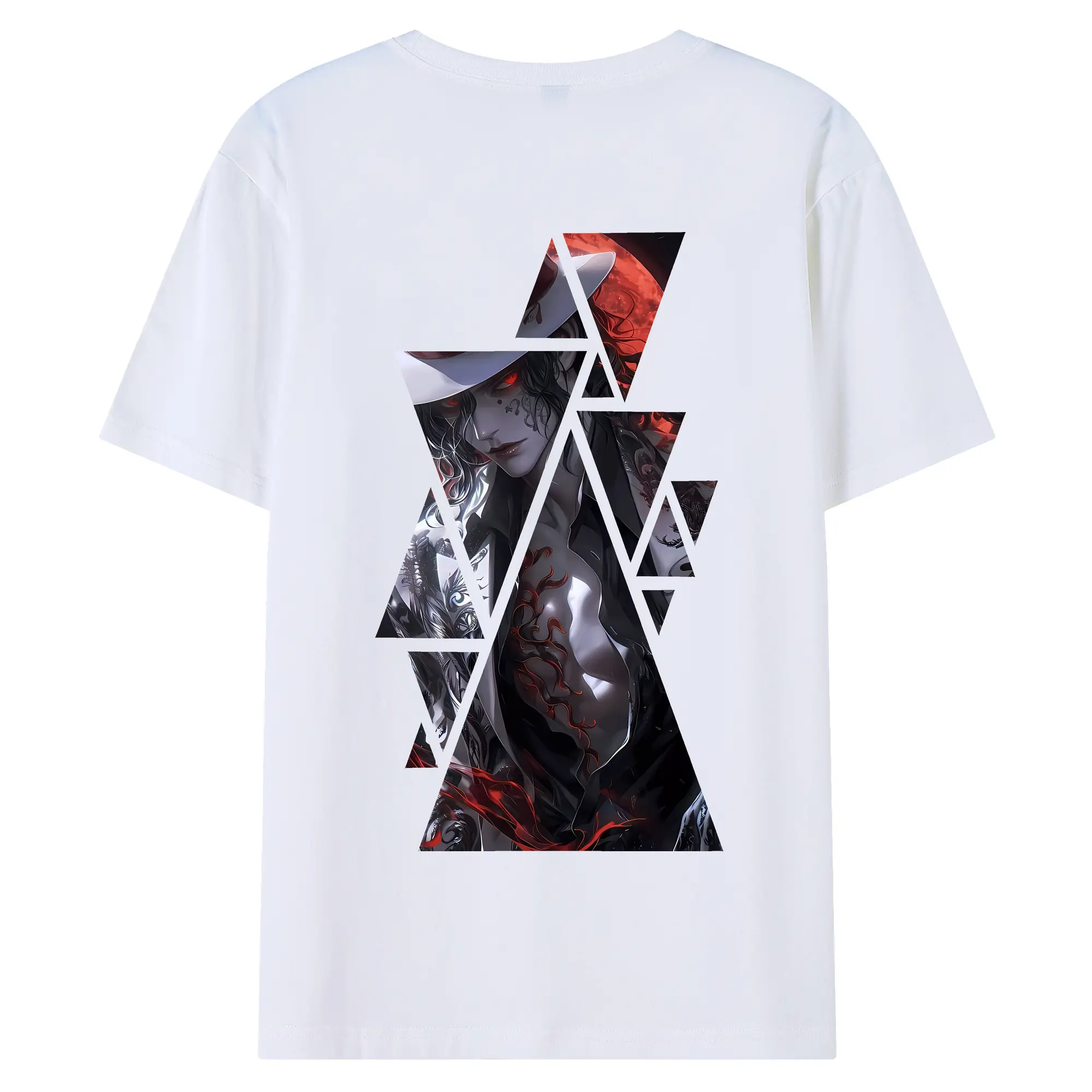 鬼滅の刃 グッズ,鬼舞辻 無惨 - 綿100％ 半袖Tシャツ ・ バックプリント ・ 快適 通気性 ・ 日常使い 散歩 スポーツ用