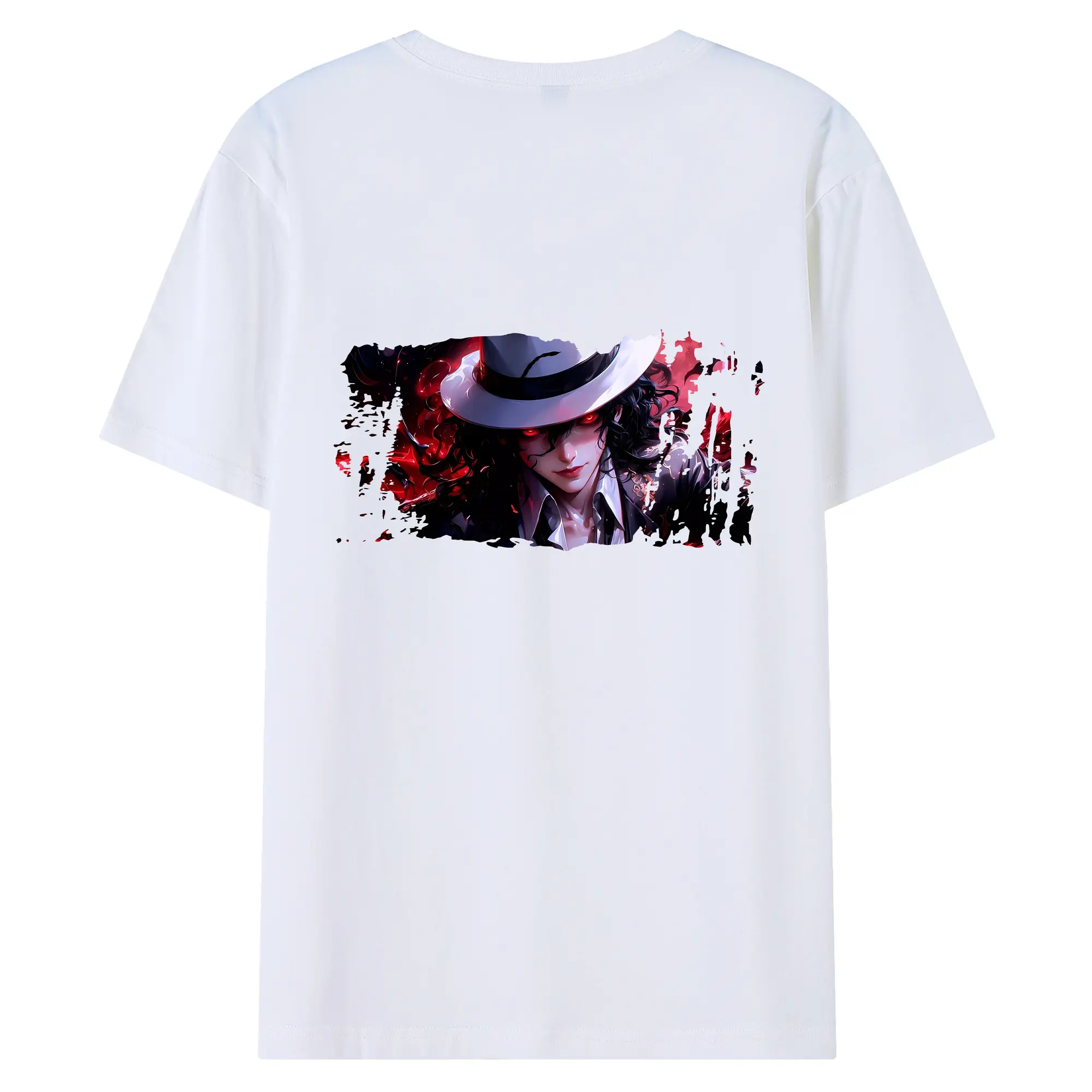 鬼滅の刃 グッズ,鬼舞辻 無惨 - 綿100％ 半袖Tシャツ ・ バックプリント ・ 快適 通気性 ・ 日常使い 散歩 スポーツ用