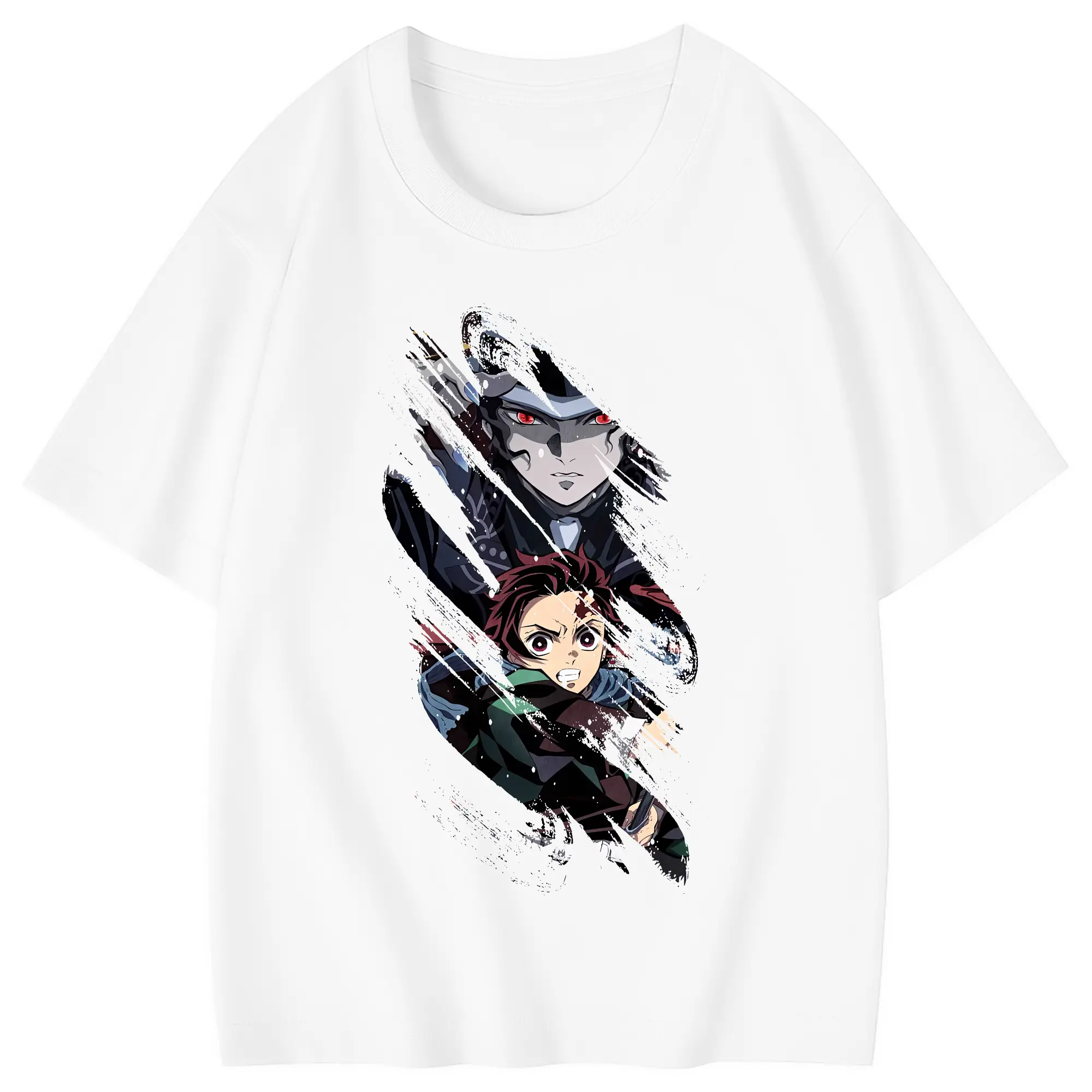 鬼滅の刃 グッズ,鬼舞辻 無惨 - 綿100％ キッズTシャツ ・ フロントプリント ・ 快適 通気性 ・ スポーツ カジュアル 散歩用