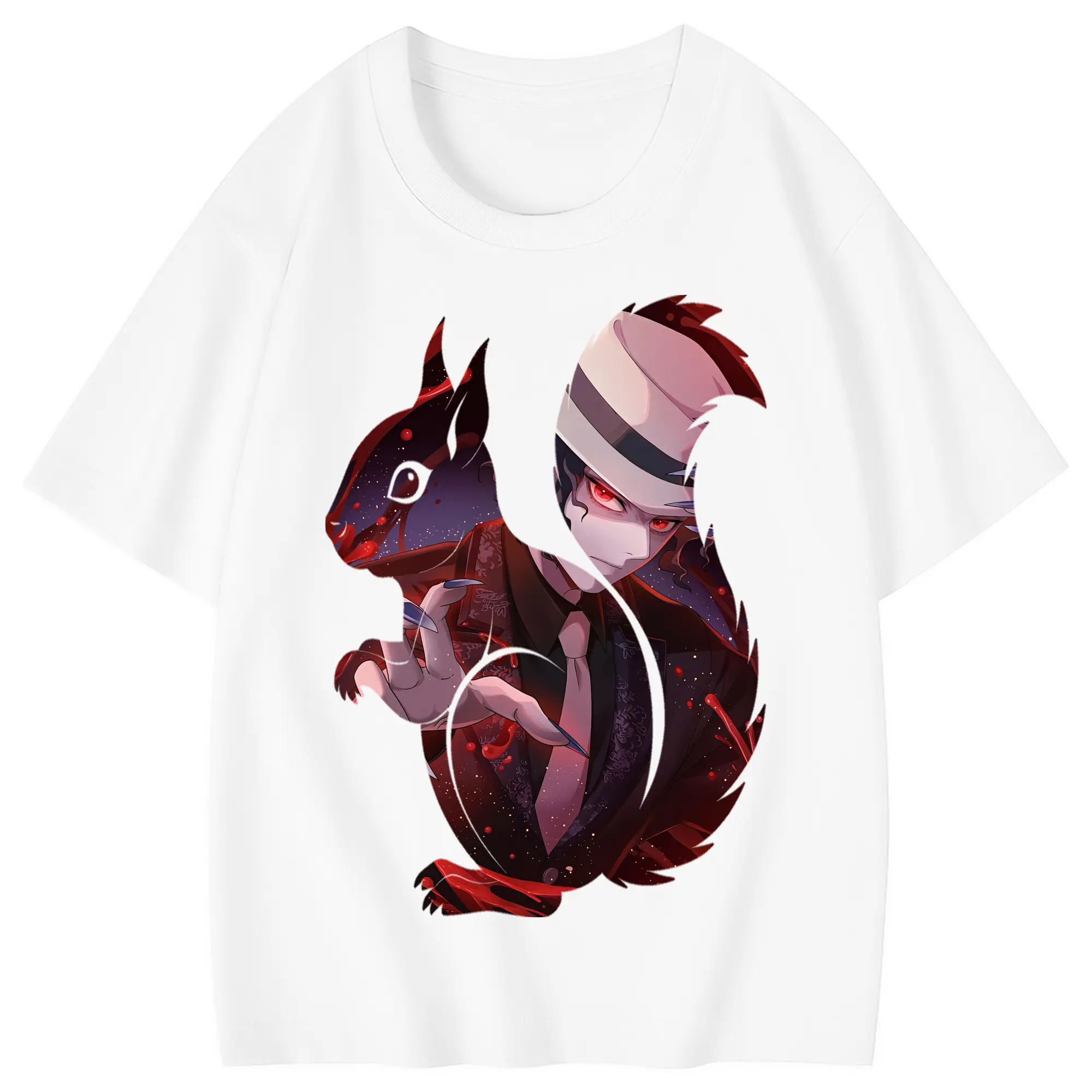 鬼滅の刃 グッズ,鬼舞辻 無惨 - 綿100％ キッズTシャツ ・ フロントプリント ・ 快適 通気性 ・ スポーツ カジュアル 散歩用