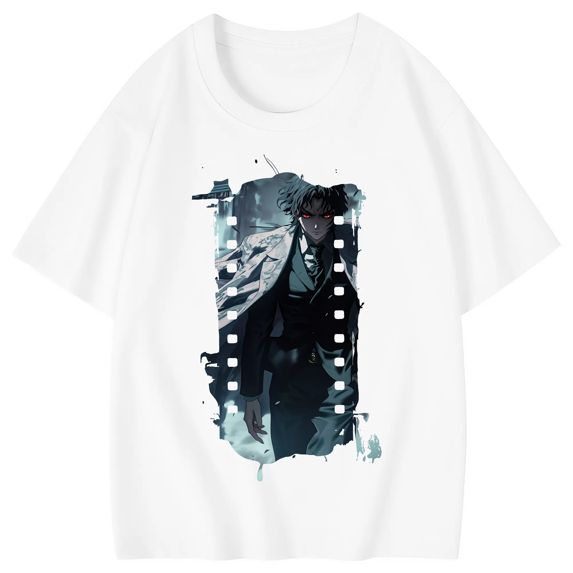 鬼滅の刃 グッズ,鬼舞辻 無惨 - 綿100％ キッズTシャツ ・ フロントプリント ・ 快適 通気性 ・ スポーツ カジュアル 散歩用