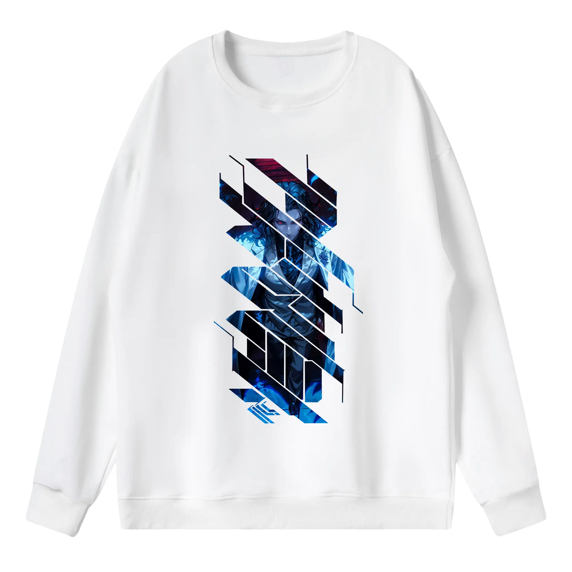 鬼滅の刃 グッズ,鬼舞辻 無惨 - 薄手 クルーネック スウェット 裏毛260g · ポリエステル 春秋向け カジュアル 男女兼用 · トレーナー デイリー スポーツ 散歩に最適