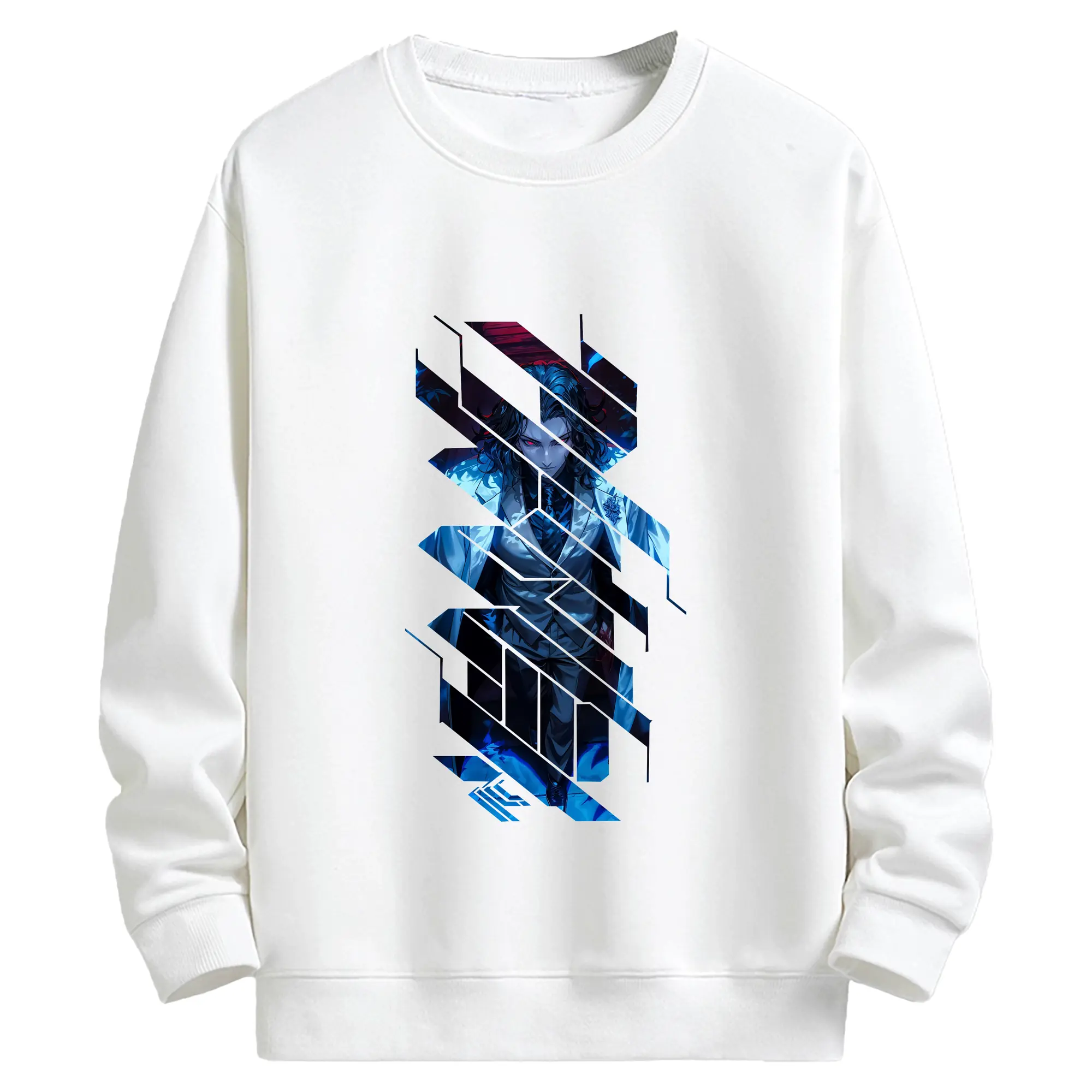 鬼滅の刃 グッズ,鬼舞辻 無惨 - キッズ クルーネックスウェットシャツ ・ フロントプリント ・ 綿80％ ポリエステル20％ ・ 快適 通学 スポーツ 日常使い お散歩用