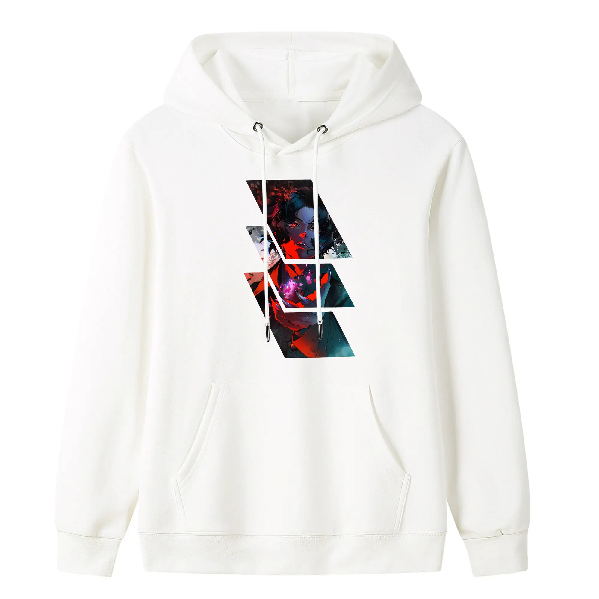 鬼滅の刃 グッズ,鬼舞辻 無惨 - キッズ フード付きパーカー ・ フロントプリント ・ ポリエステル100％ ・ 快適 通学 スポーツ 日常使い お散歩用