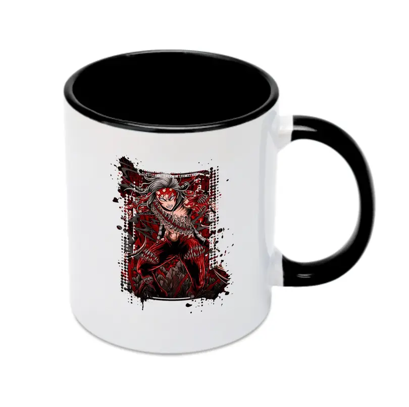 鬼滅の刃 グッズ,鬼舞辻 無惨 - カラフルマグカップ ・ 陶器 ・ 熱転写プリント ・ 鮮やかデザイン ・ 耐久性 高品質 ・ コーヒー お茶 ギフト用