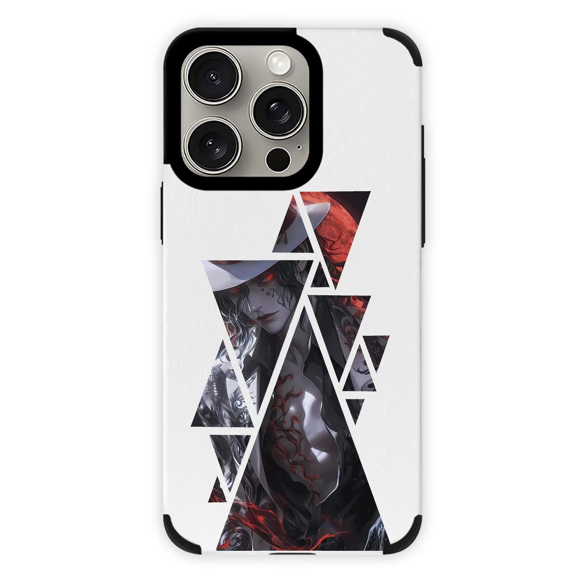 鬼滅の刃 グッズ,鬼舞辻 無惨 - IPhone15ProMax対応 ・ PUレザースマホケース ・ 耐衝撃 ・ 黄変防止 ・ 360度全面保護 ・ 柔らか手触り ・ 3D立体ボタン