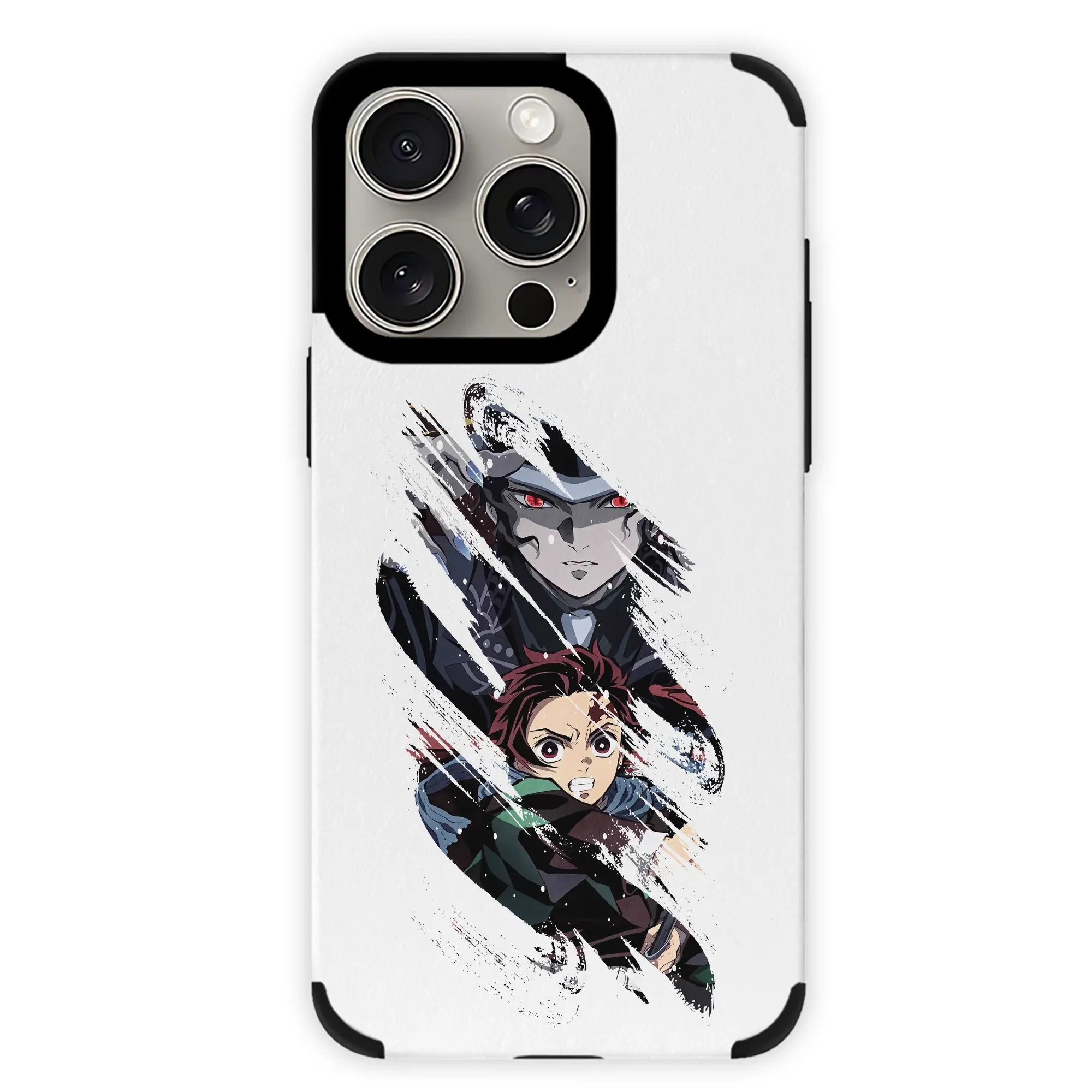 鬼滅の刃 グッズ,鬼舞辻 無惨 - IPhone15ProMax対応 ・ PUレザースマホケース ・ 耐衝撃 ・ 黄変防止 ・ 360度全面保護 ・ 柔らか手触り ・ 3D立体ボタン