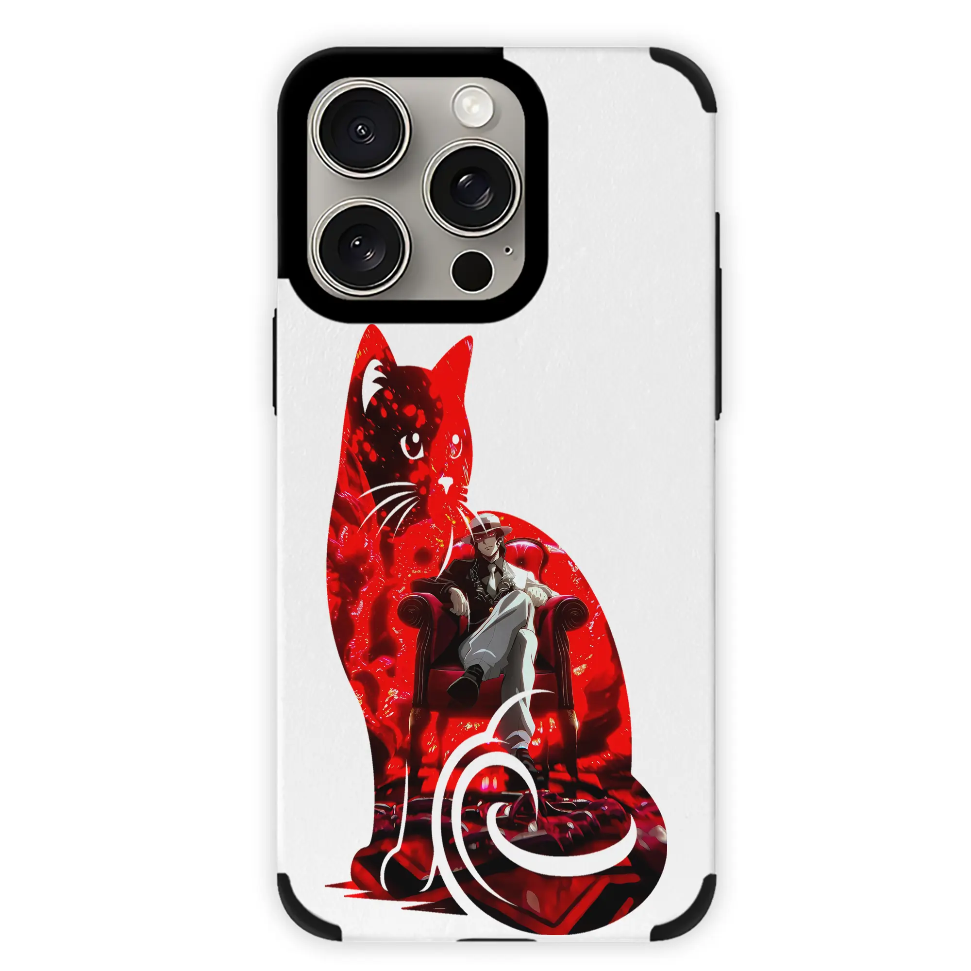 鬼滅の刃 グッズ,鬼舞辻 無惨 - IPhone15ProMax対応 ・ PUレザースマホケース ・ 耐衝撃 ・ 黄変防止 ・ 360度全面保護 ・ 柔らか手触り ・ 3D立体ボタン