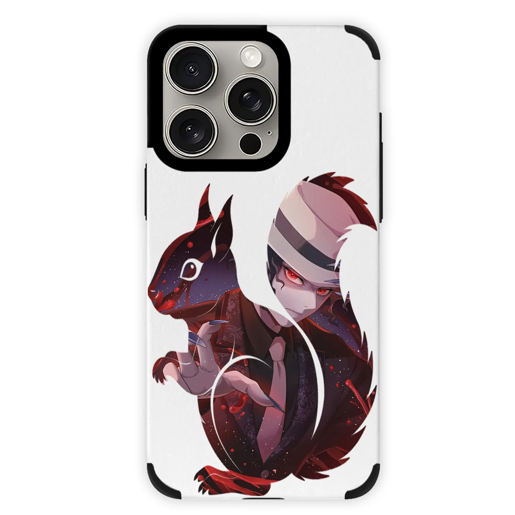 鬼滅の刃 グッズ,鬼舞辻 無惨 - IPhone15ProMax対応 ・ PUレザースマホケース ・ 耐衝撃 ・ 黄変防止 ・ 360度全面保護 ・ 柔らか手触り ・ 3D立体ボタン