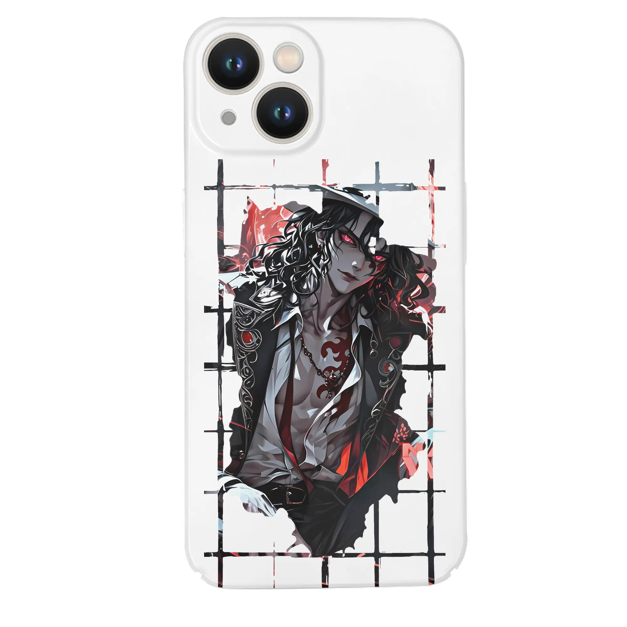 鬼滅の刃 グッズ,鬼舞辻 無惨 - IPhone 14シリーズ対応 ・ ハードケース ・ 衝撃吸収 ・ 360度密着 ・ カメラ保護 ・ 高品質プラスチック ・ 快適操作