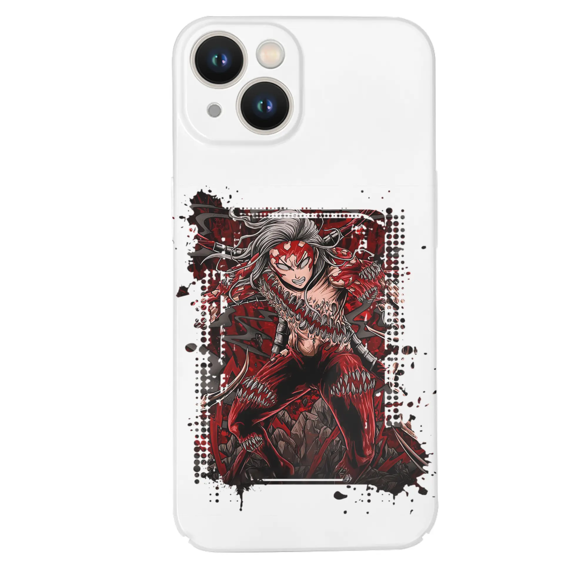 鬼滅の刃 グッズ,鬼舞辻 無惨 - IPhone 14シリーズ対応 ・ ハードケース ・ 衝撃吸収 ・ 360度密着 ・ カメラ保護 ・ 高品質プラスチック ・ 快適操作