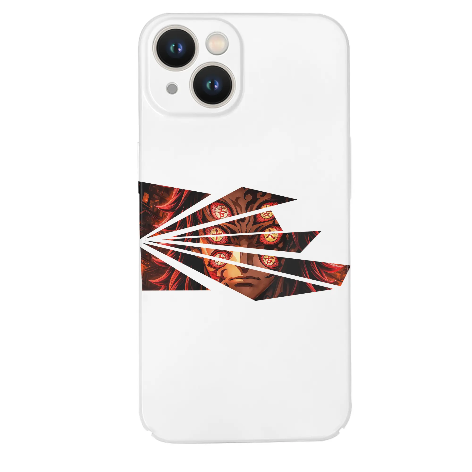 鬼滅の刃 グッズ,黒死牟 - IPhone 14シリーズ対応 ・ ハードケース ・ 衝撃吸収 ・ 360度密着 ・ カメラ保護 ・ 高品質プラスチック ・ 快適操作